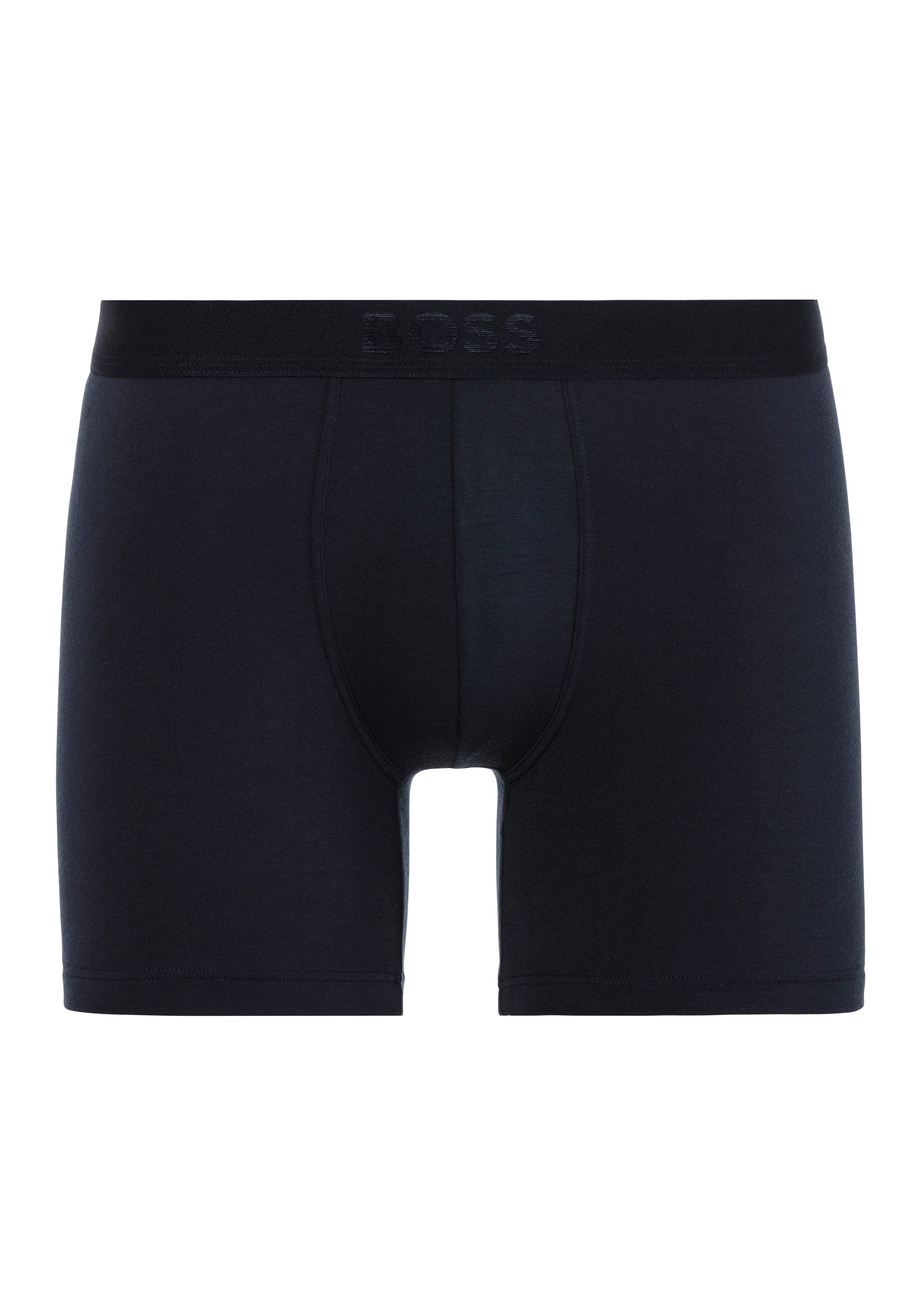 BOSS Boxershort BoxerBr 2P UltraSoft met tonale boss logo-elastisch tailleband (2 stuks, Set van 2)