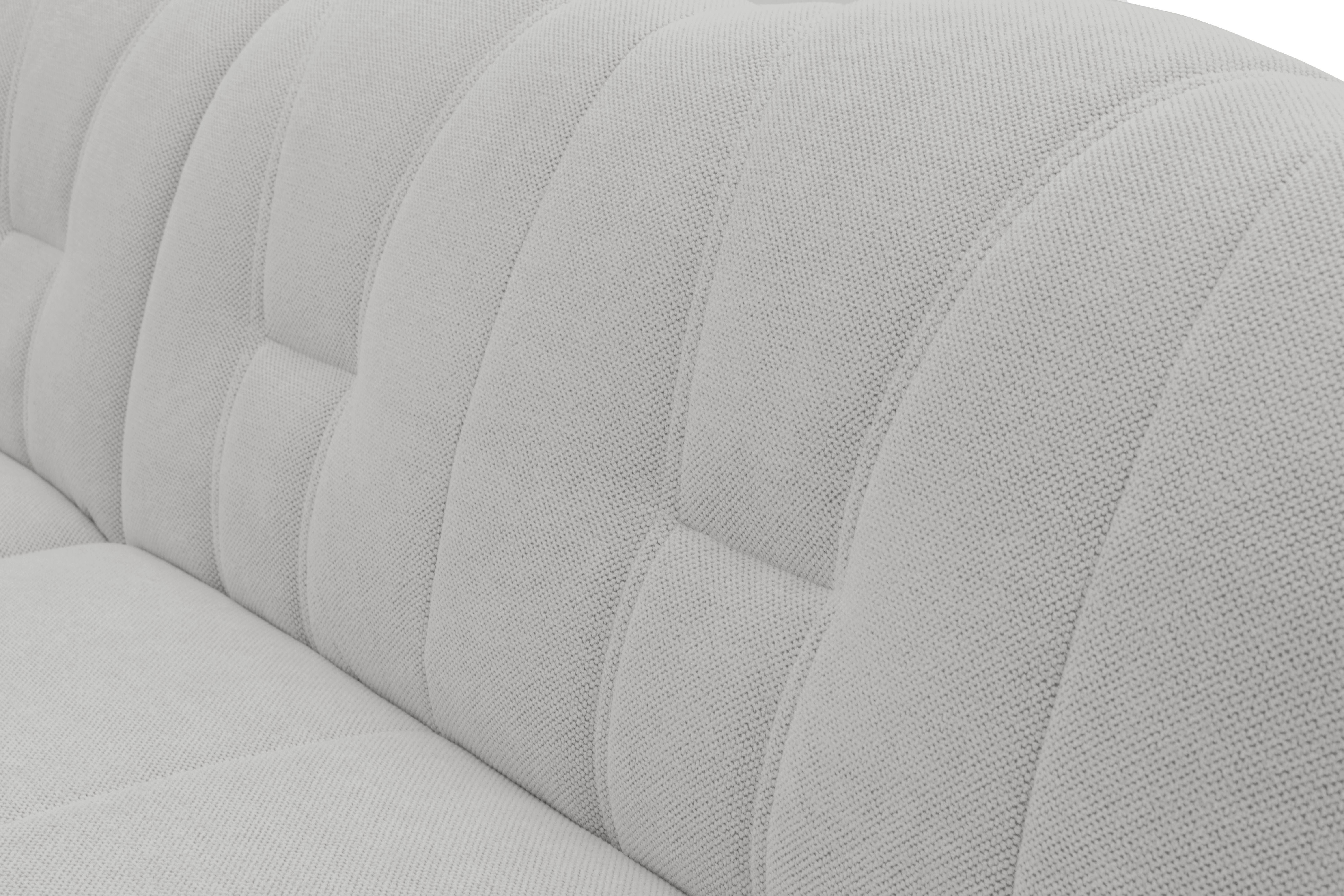 DOMO collection Zithoek Flores ook in leren bekleding, B/D/H: 293/180/86 cm, U-vorm (3 stuks)