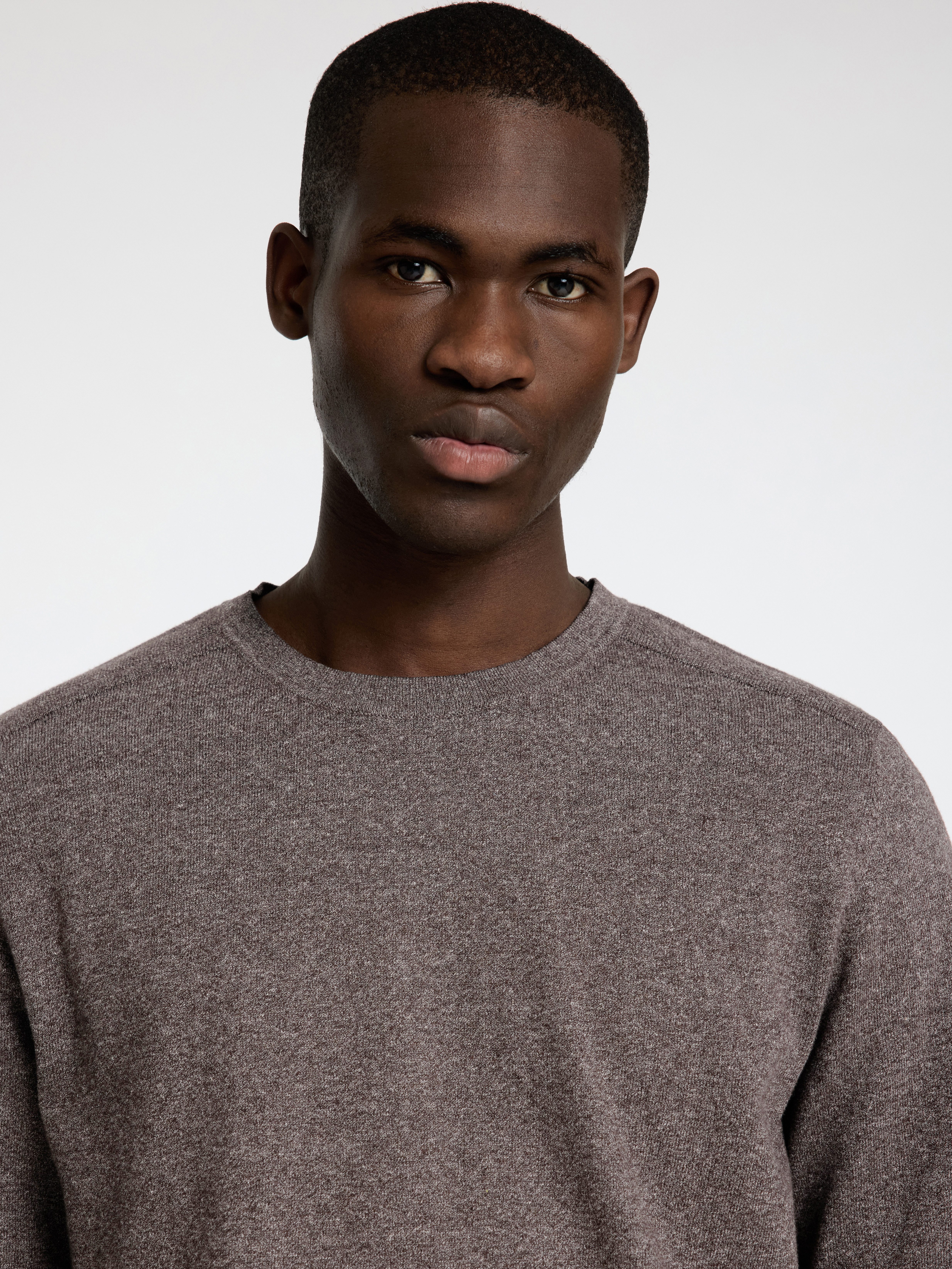 SELECTED HOMME Gebreide trui SLHBERG CREW NECK NOOS