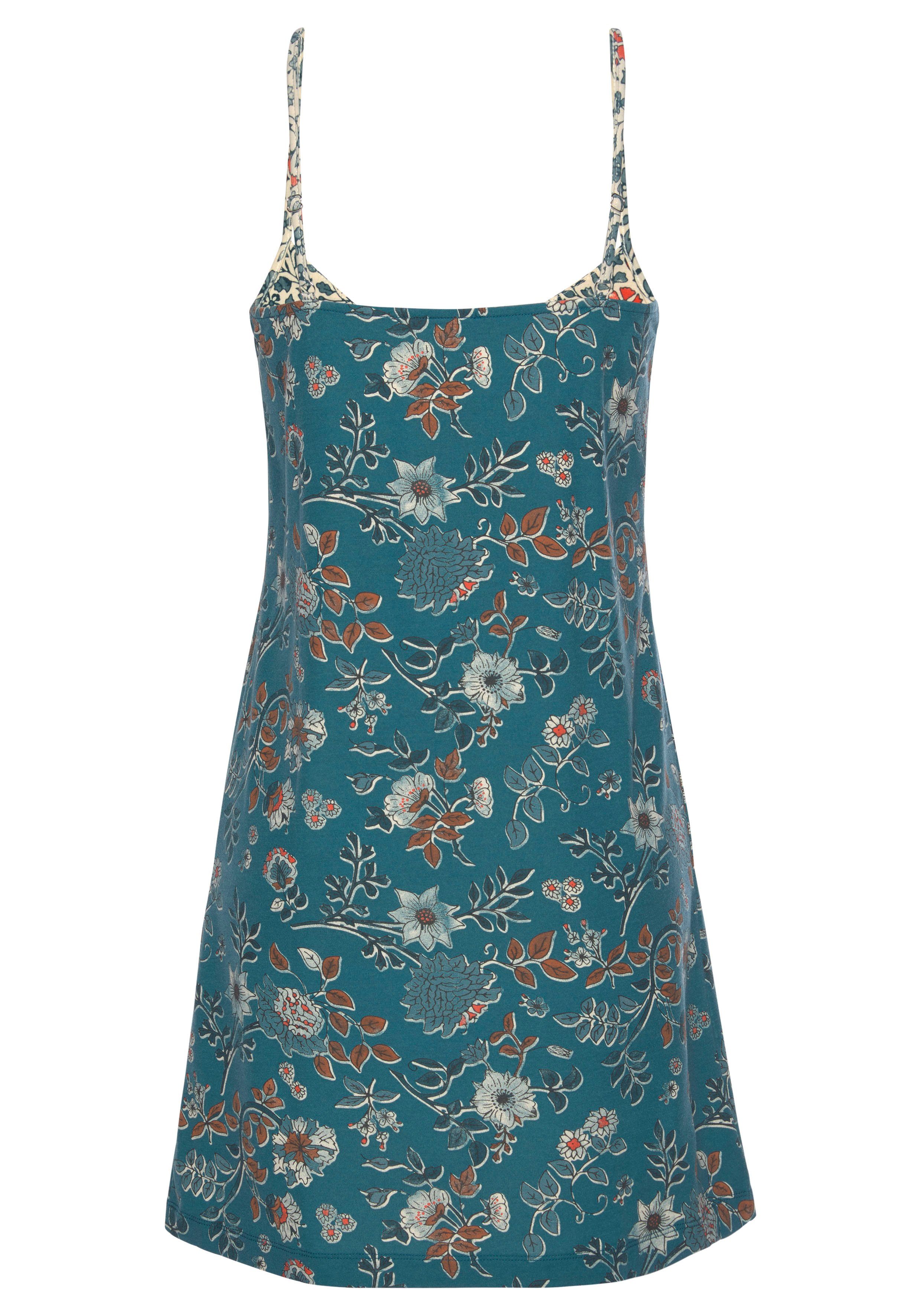 Lascana Negligé in bloemen print all-over