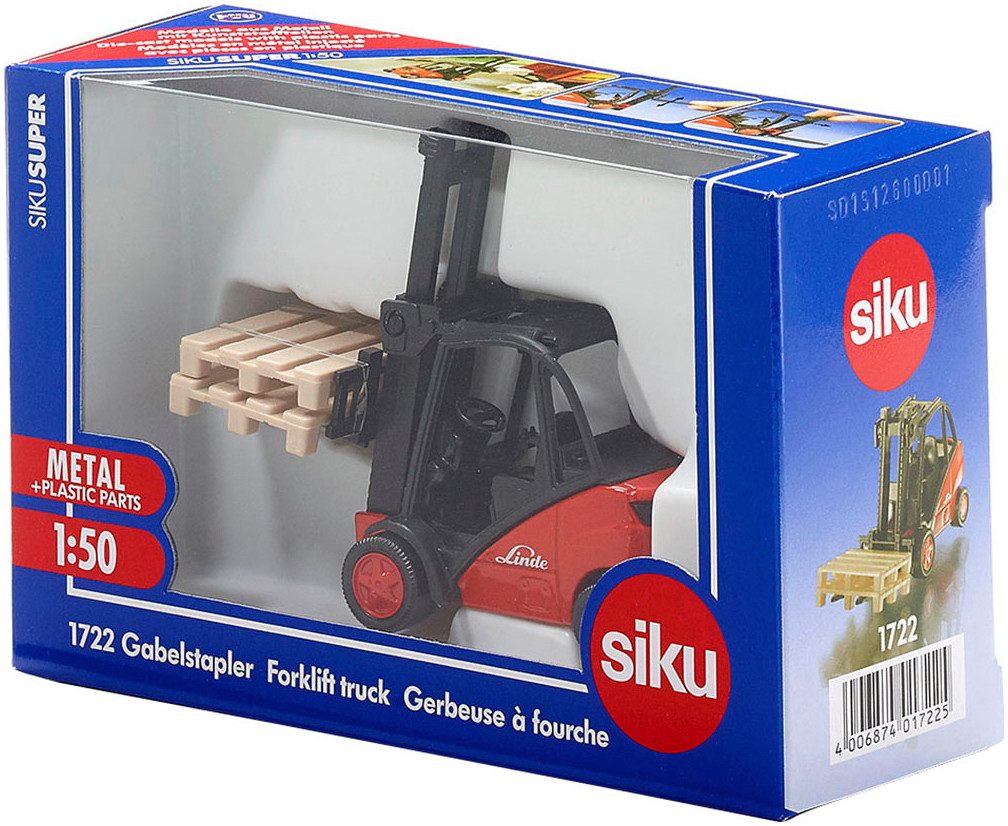 Siku Speelgoed-vorkheftruck Siku super, vorkheftruck (1722)