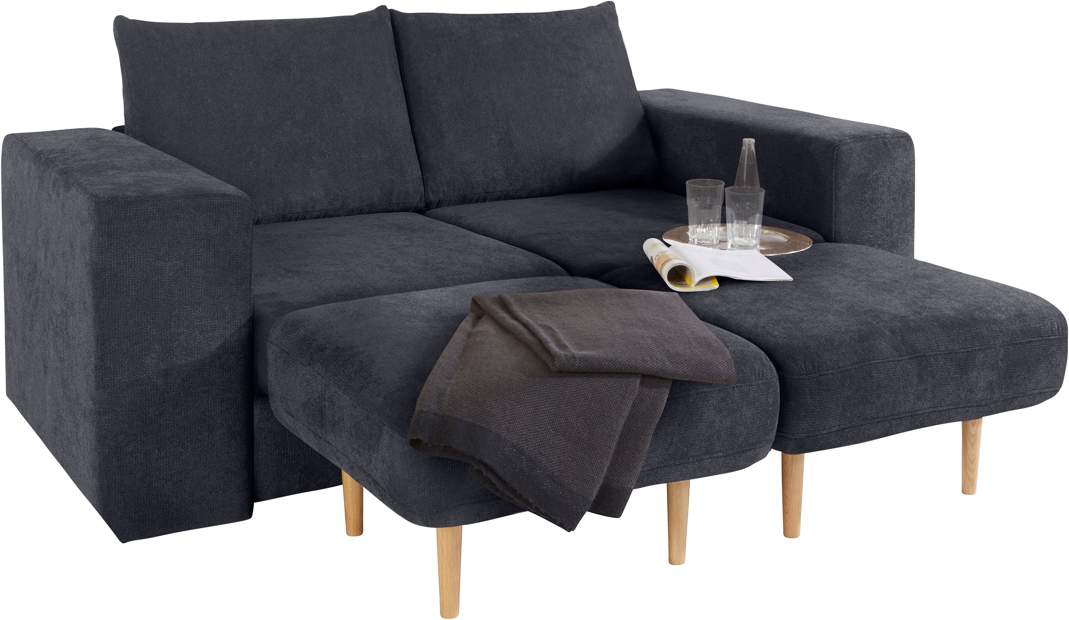 LOOKS BY WOLFGANG JOOP 2,5-zitsbank Looksv Aan te passen bank: de bank wordt bank met 2 hockers