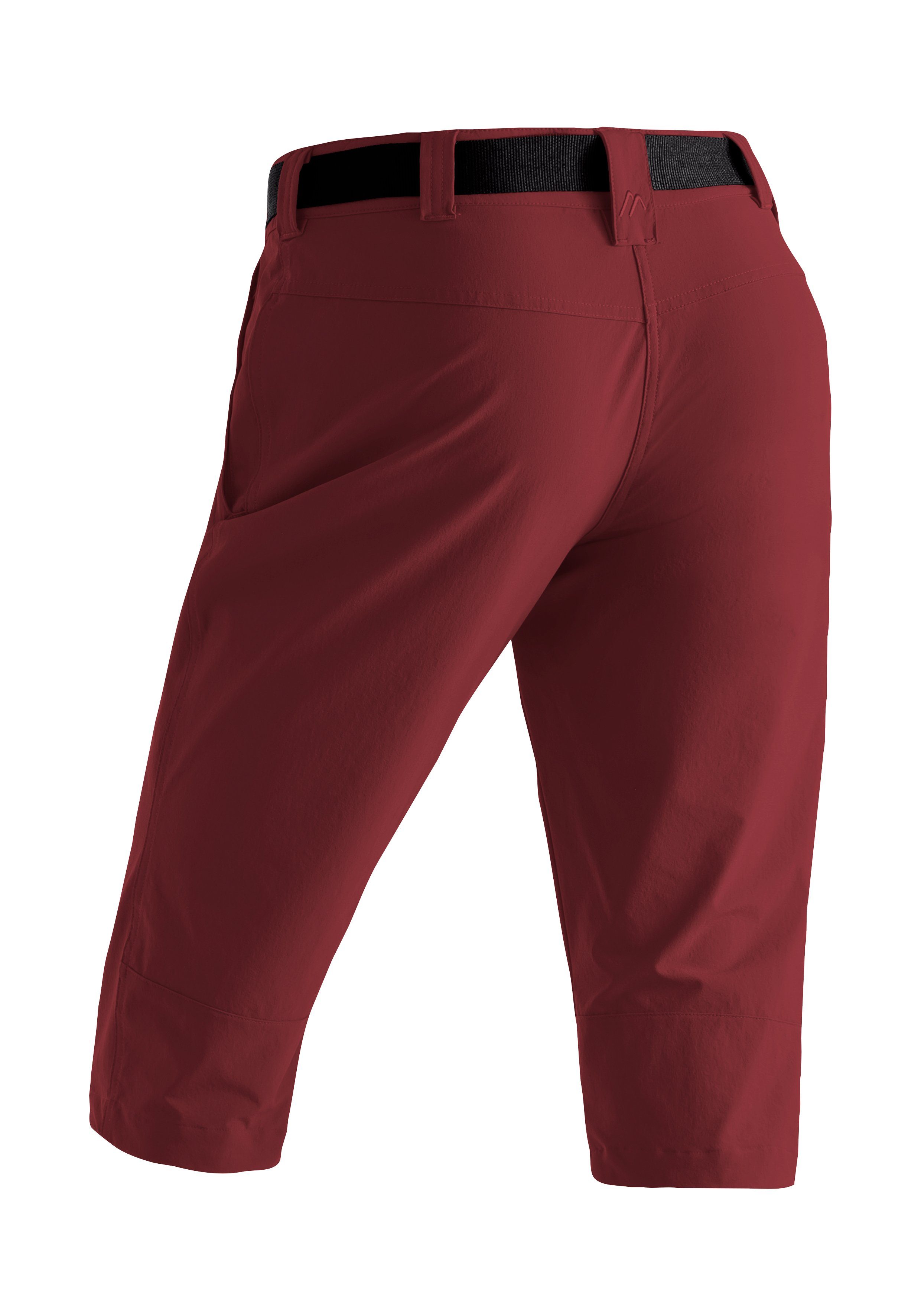 Maier Sports Capribroek Inara slim 3/4 Dames wandelbroek, ademende outdoorbroek, 3/4 broek met 3 zakken