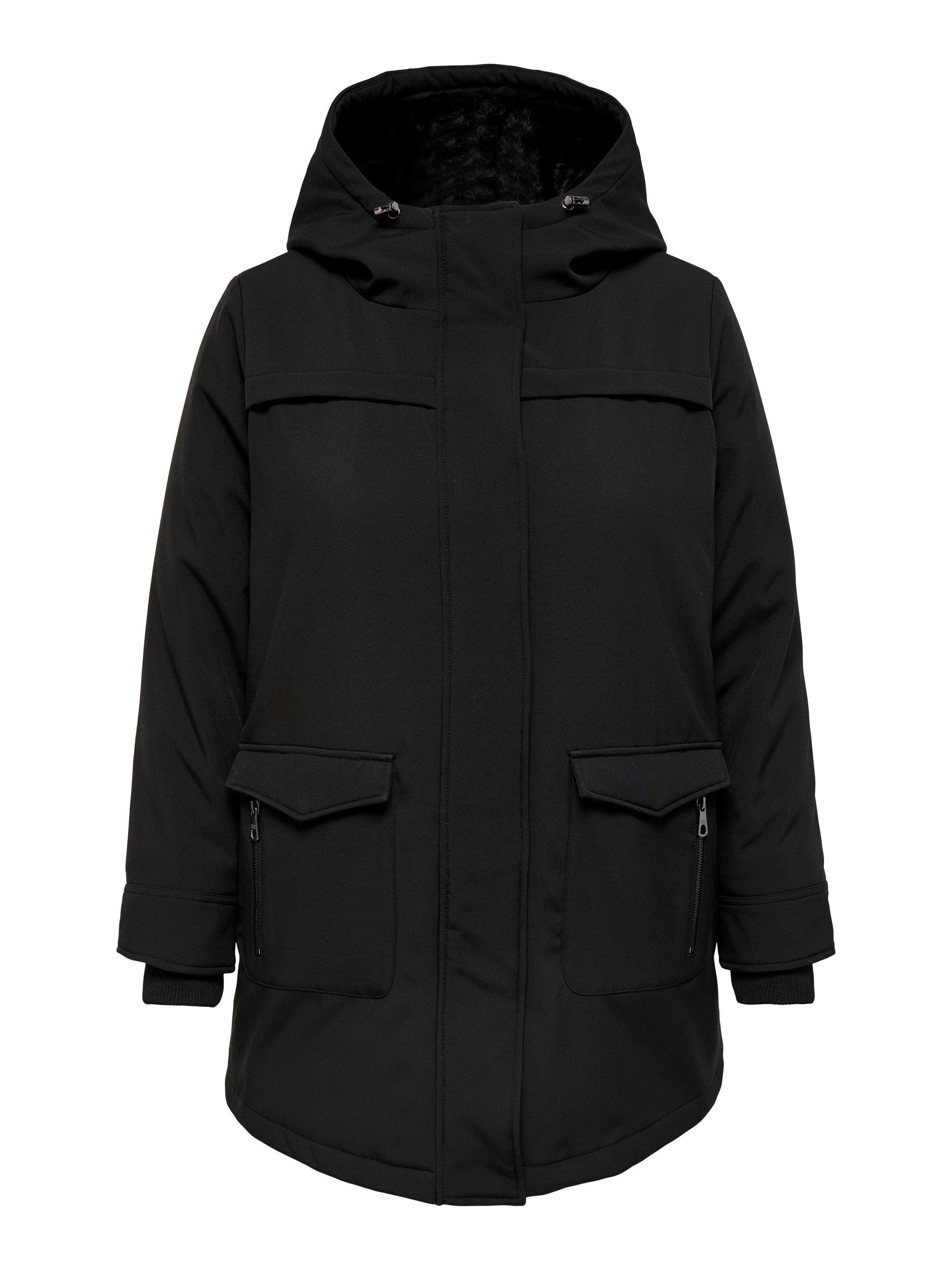 ONLY CARMAKOMA Functionele jas CARMAASTRICHT SOFTSHELL PARKA OTW NOOS