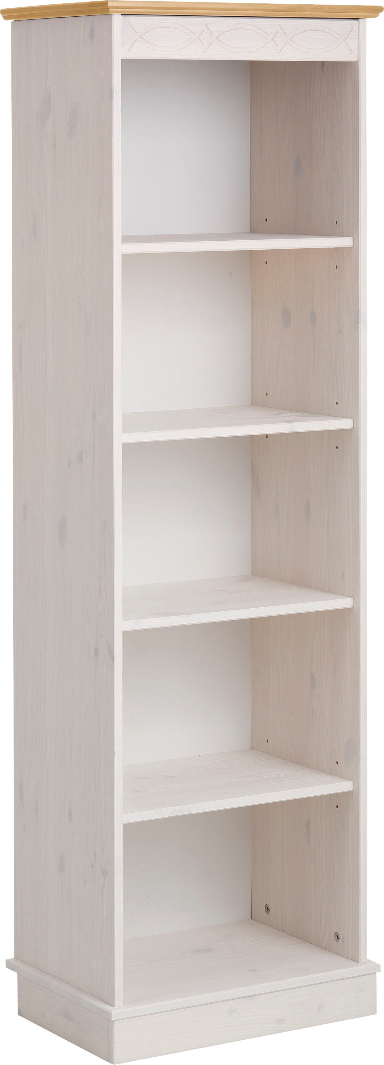Home affaire Staand rek Indra Hoogte 145 cm rekken wit