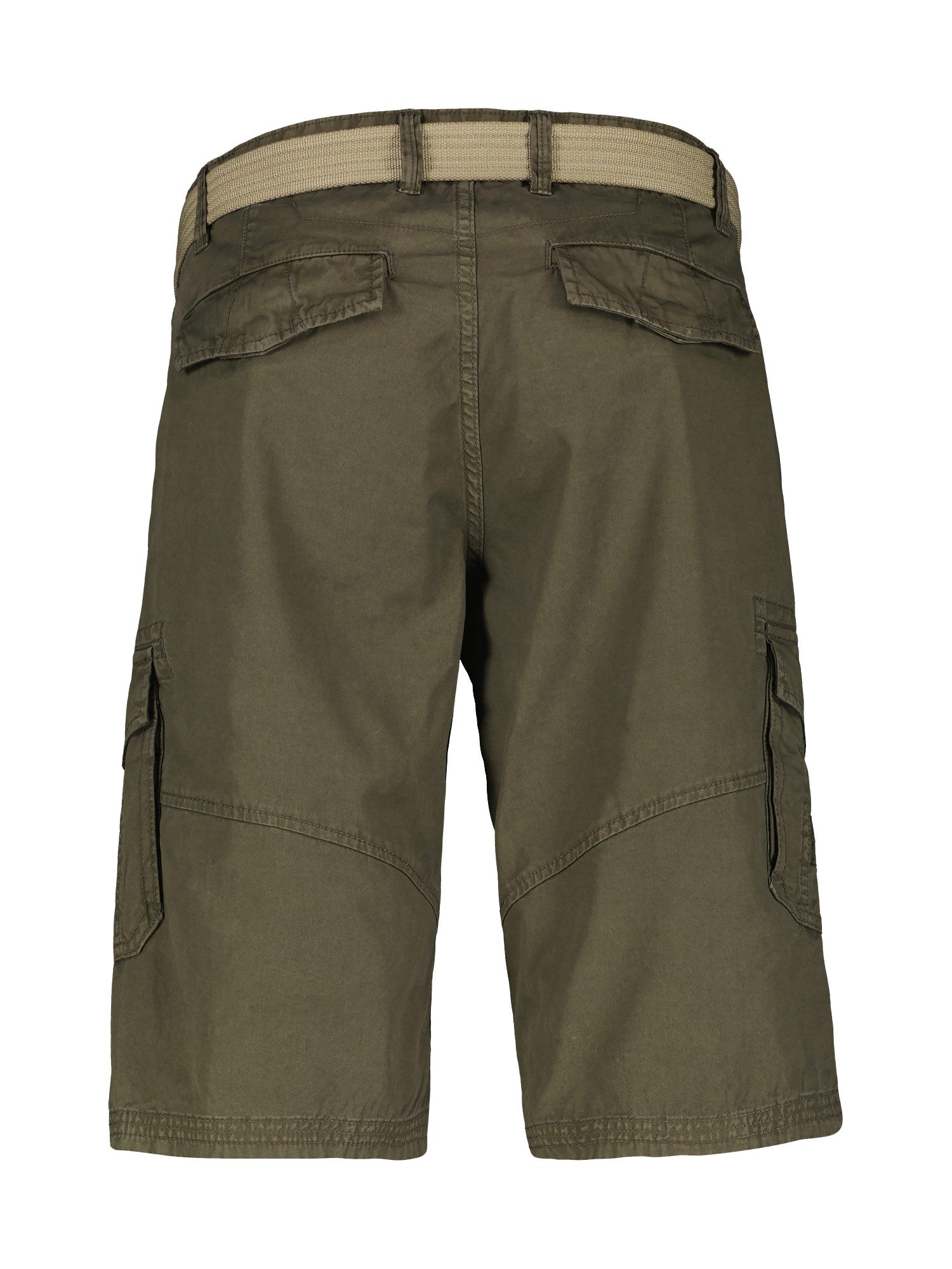 Lerros Bermuda LERROS effen cargobermuda met riem