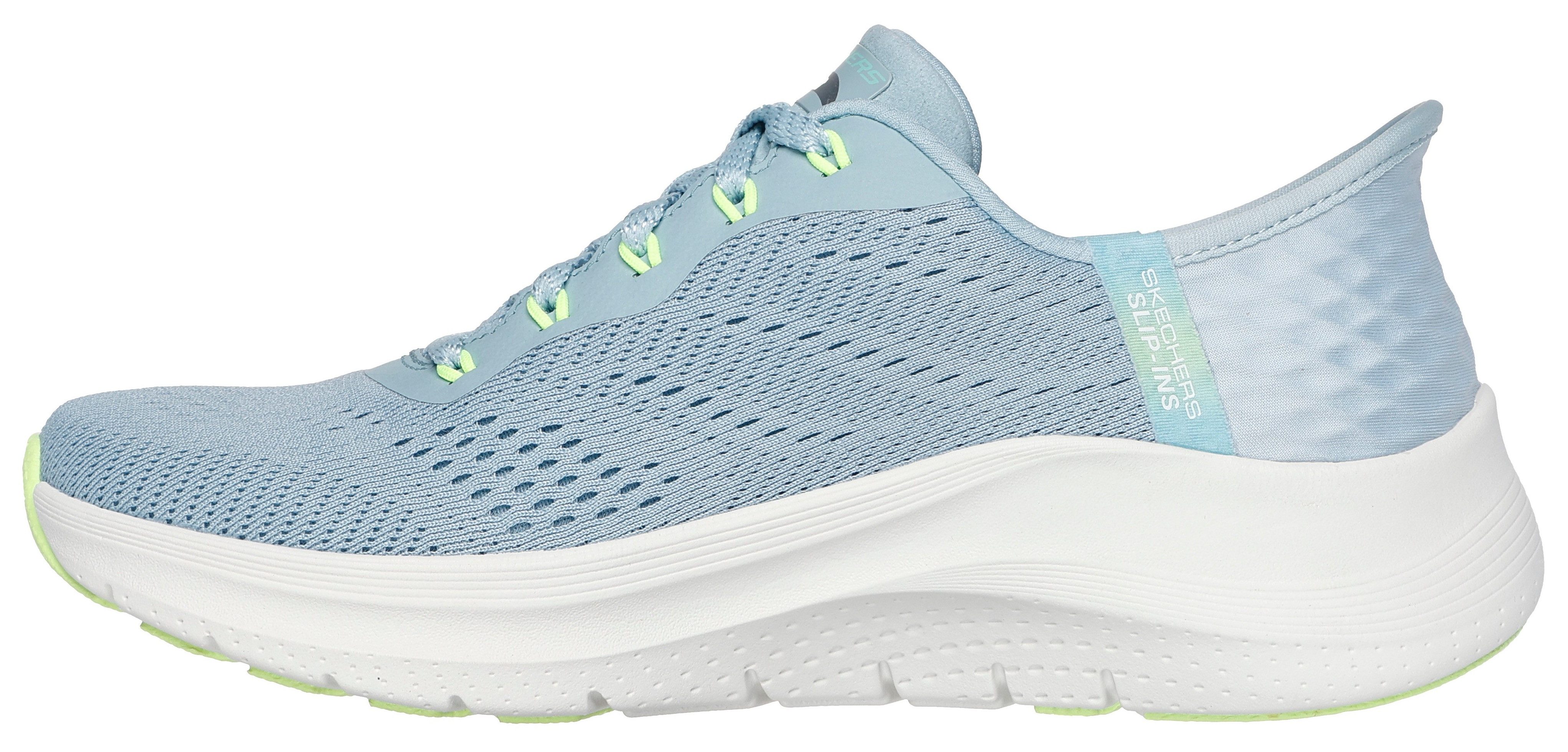 Skechers Slip-on sneakers ARCH FIT 2.0-EASY CHIC , instapschoen, vegan met elastische bungee veters