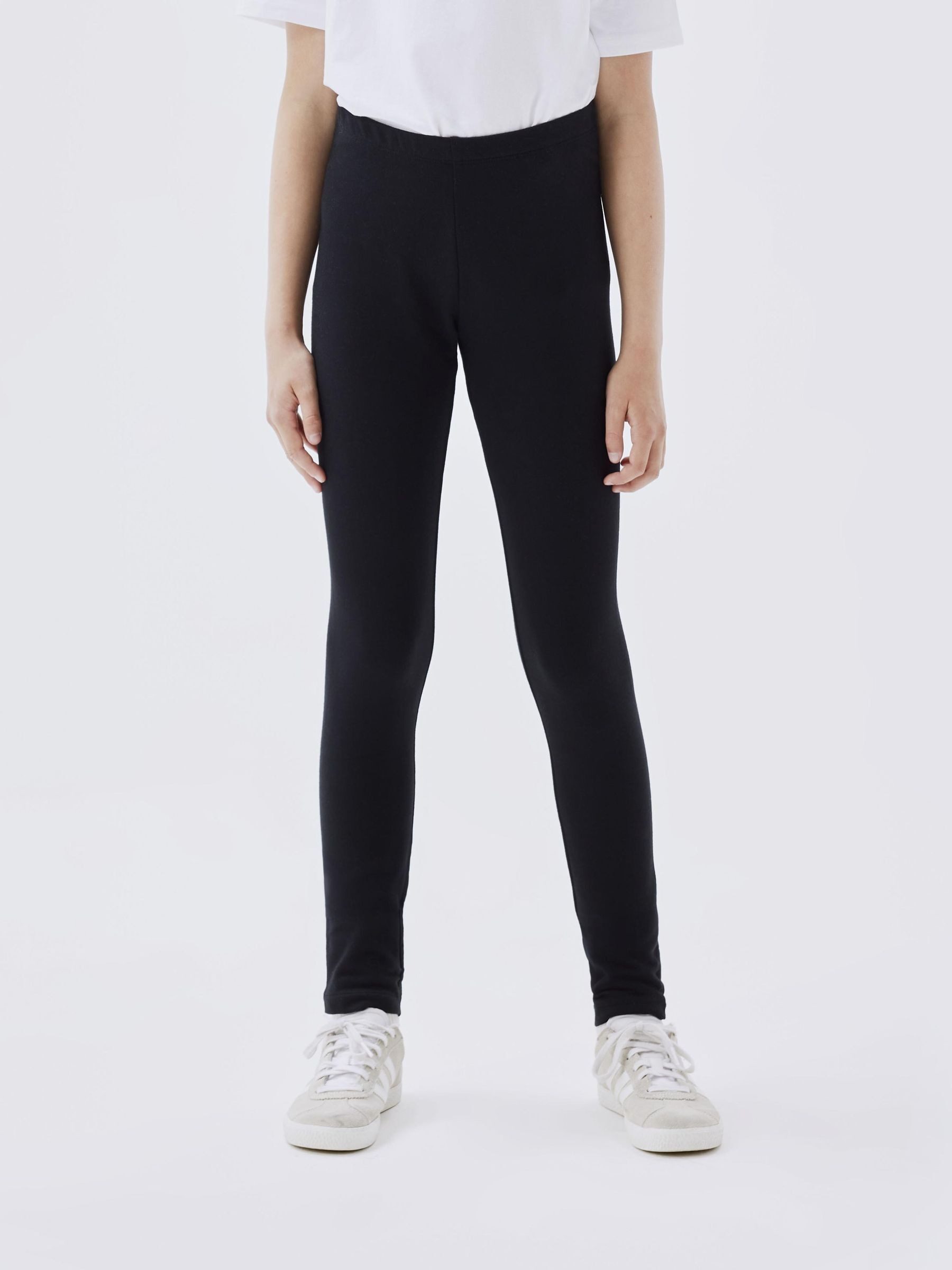 Name It Legging NKFDAVINA SOLID SWE LEGGING meisjes maillots & leggings maat 140 zwart