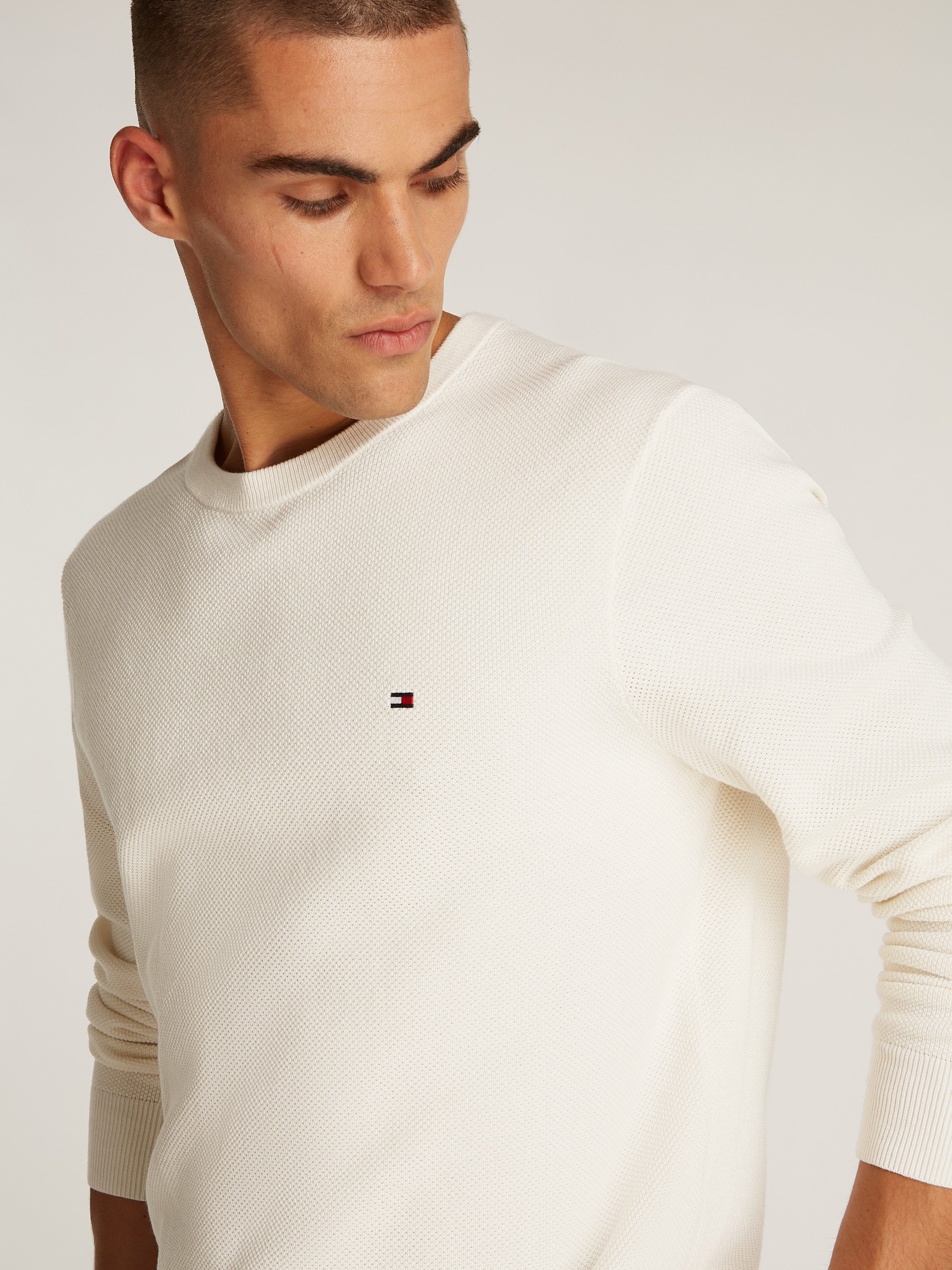 Tommy Hilfiger Trui met ronde hals ESSENTIAL STRUCTURE CREW NECK