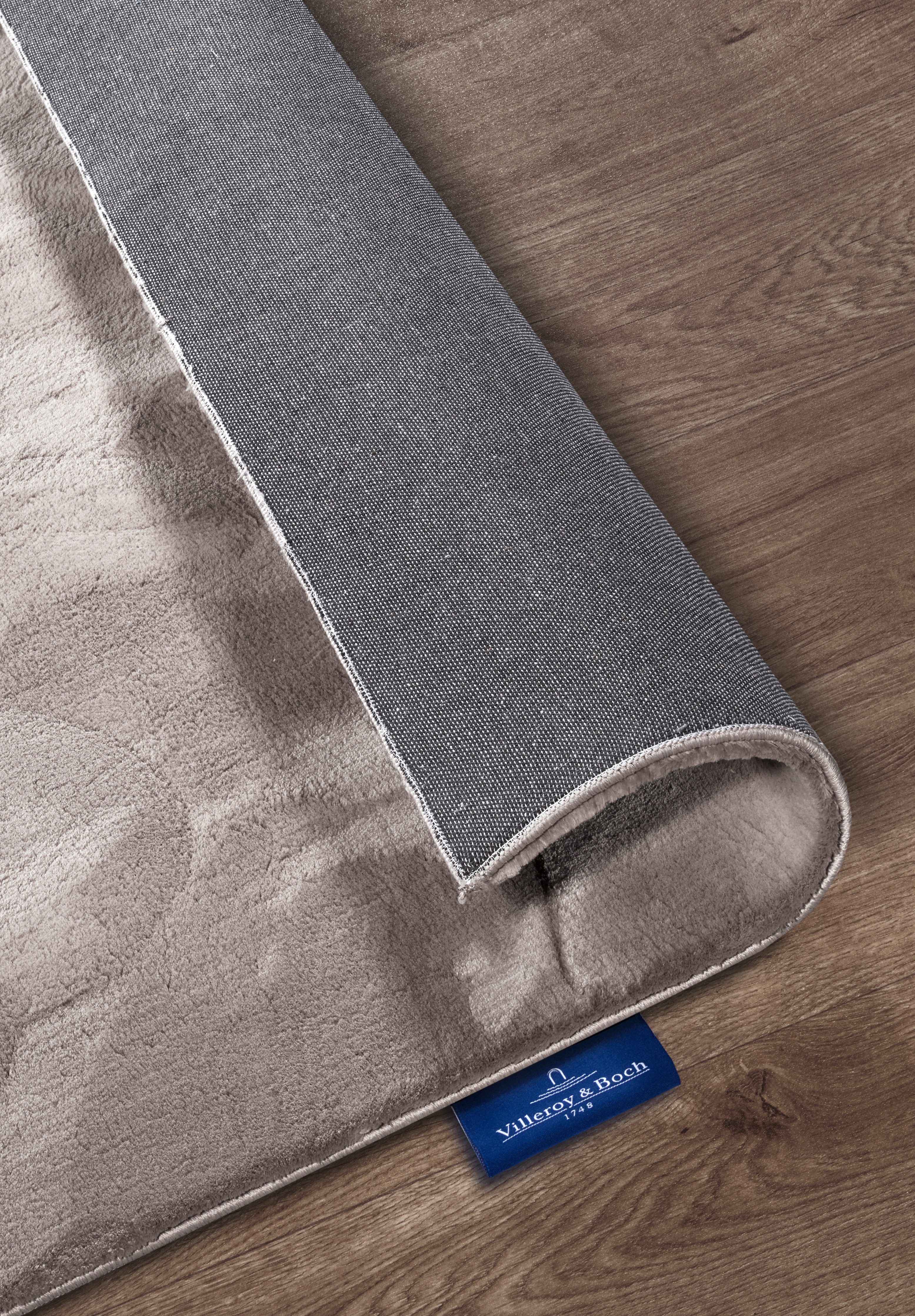 Villeroy & Boch Vloerkleed Leon Hoogpolig, shaggy, effen, zacht, glanzend, konijnenvacht gevoel