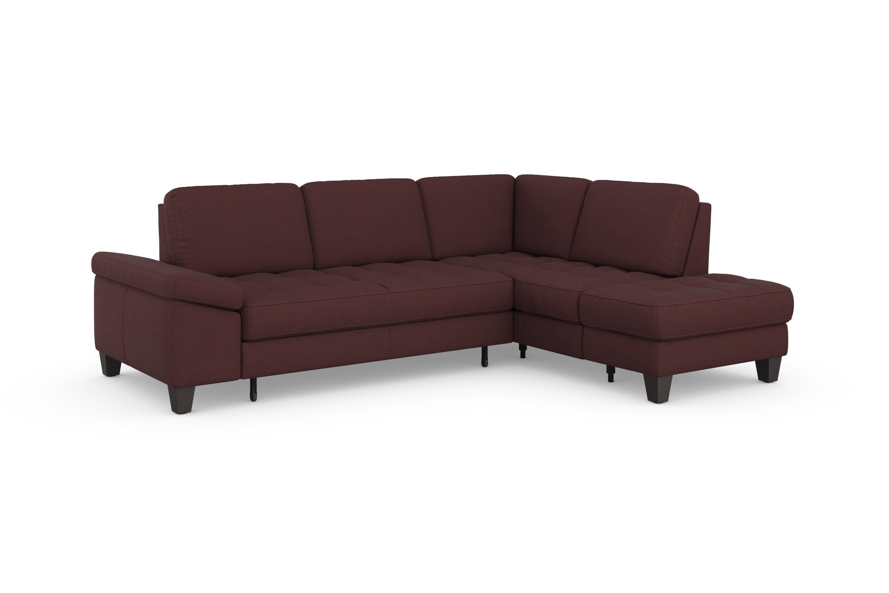 sit&more Hoekbank Westham L-vorm met ottomane, met of zonder slaapfunctie, bedkist, verstelling