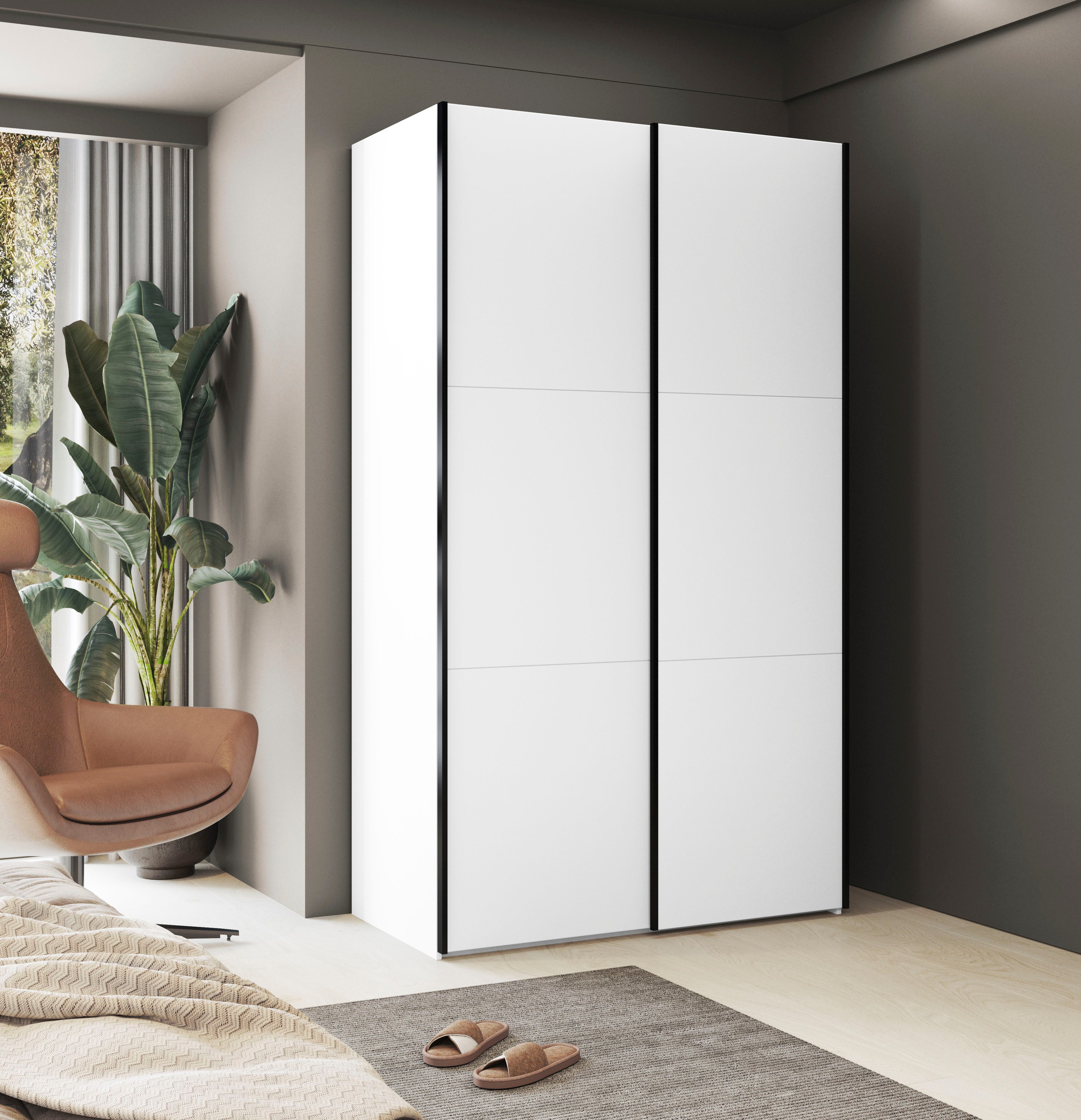 INOSIGN Kledingkast Eastvale, 120x64x210 cm, ideaal voor kleine ruimtes of niches