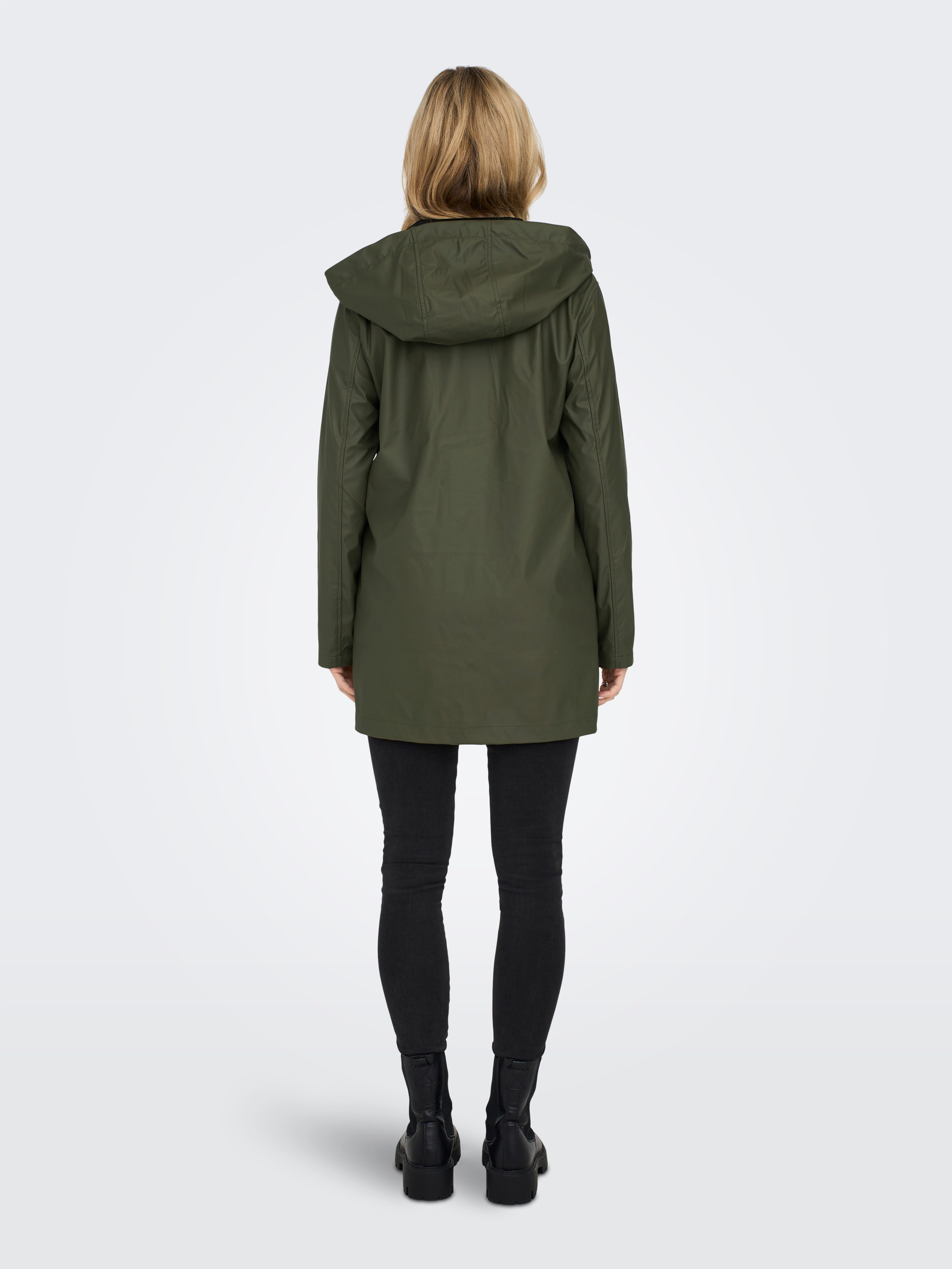 Only Korte jas ONLELISA RAINCOAT OTW NOOS