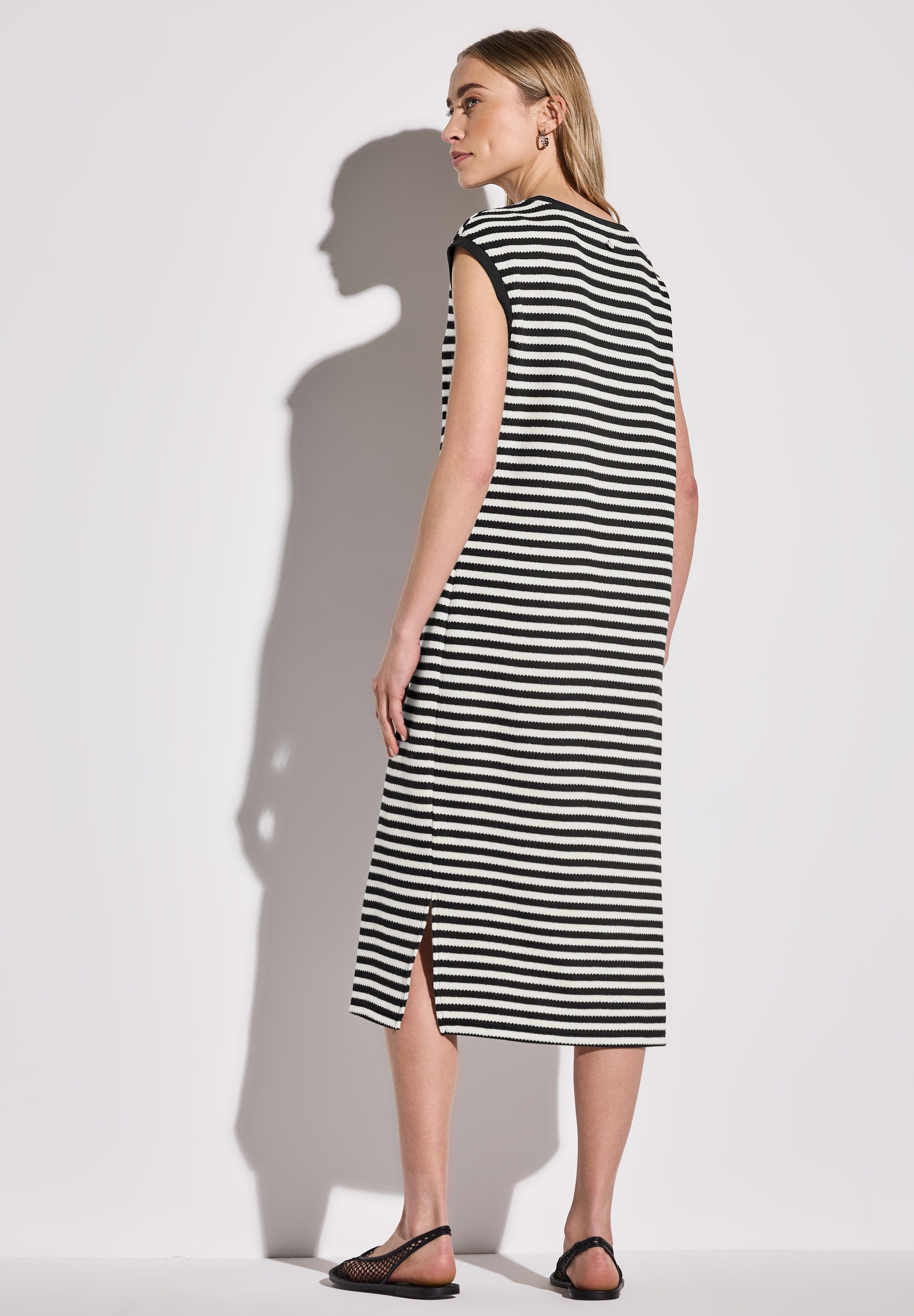 STREET ONE Midi-jurk met gestreept patroon