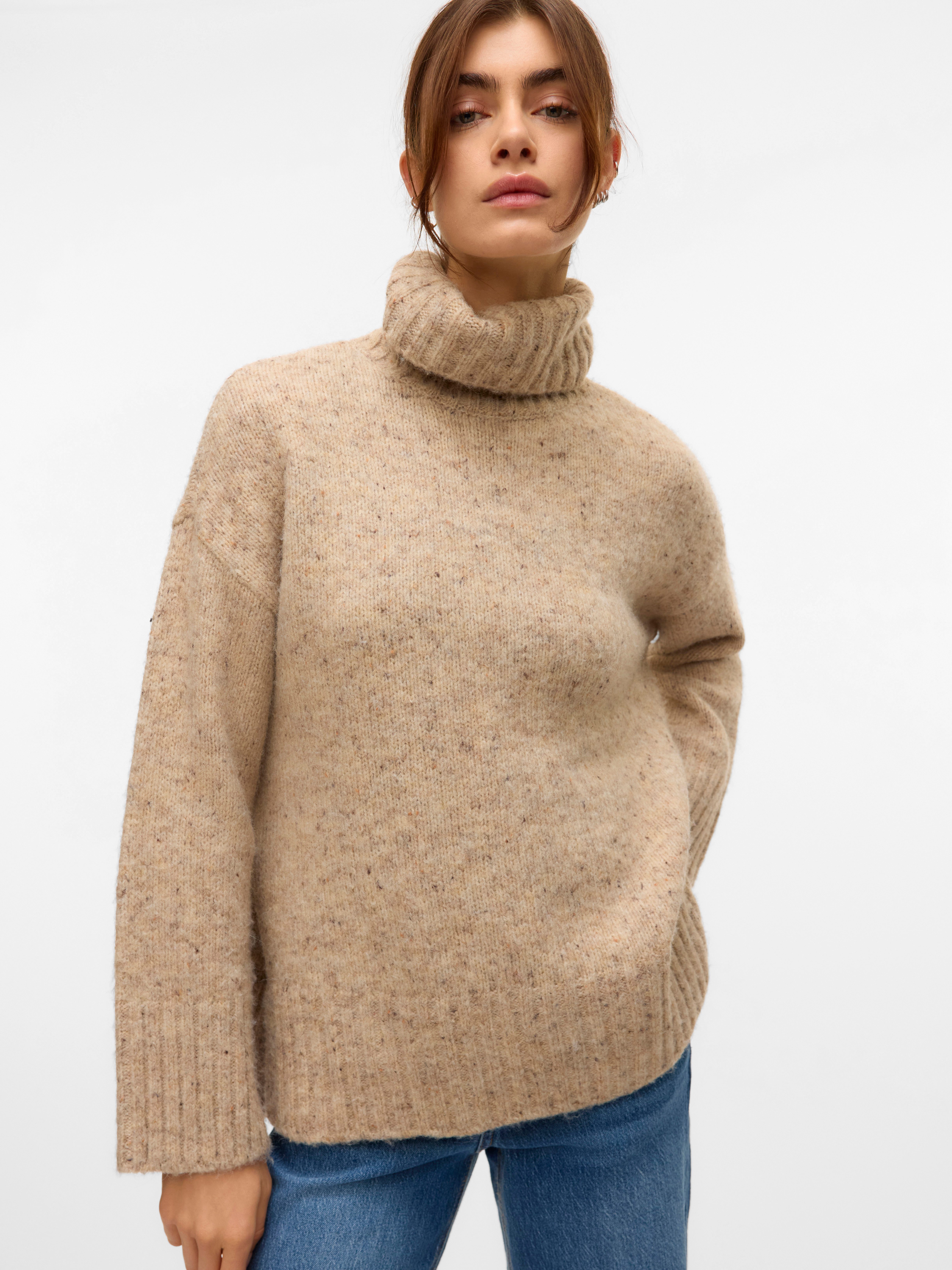 Vero Moda Coltrui VMINGRID LS ROLL NECK PULLOVER BOO