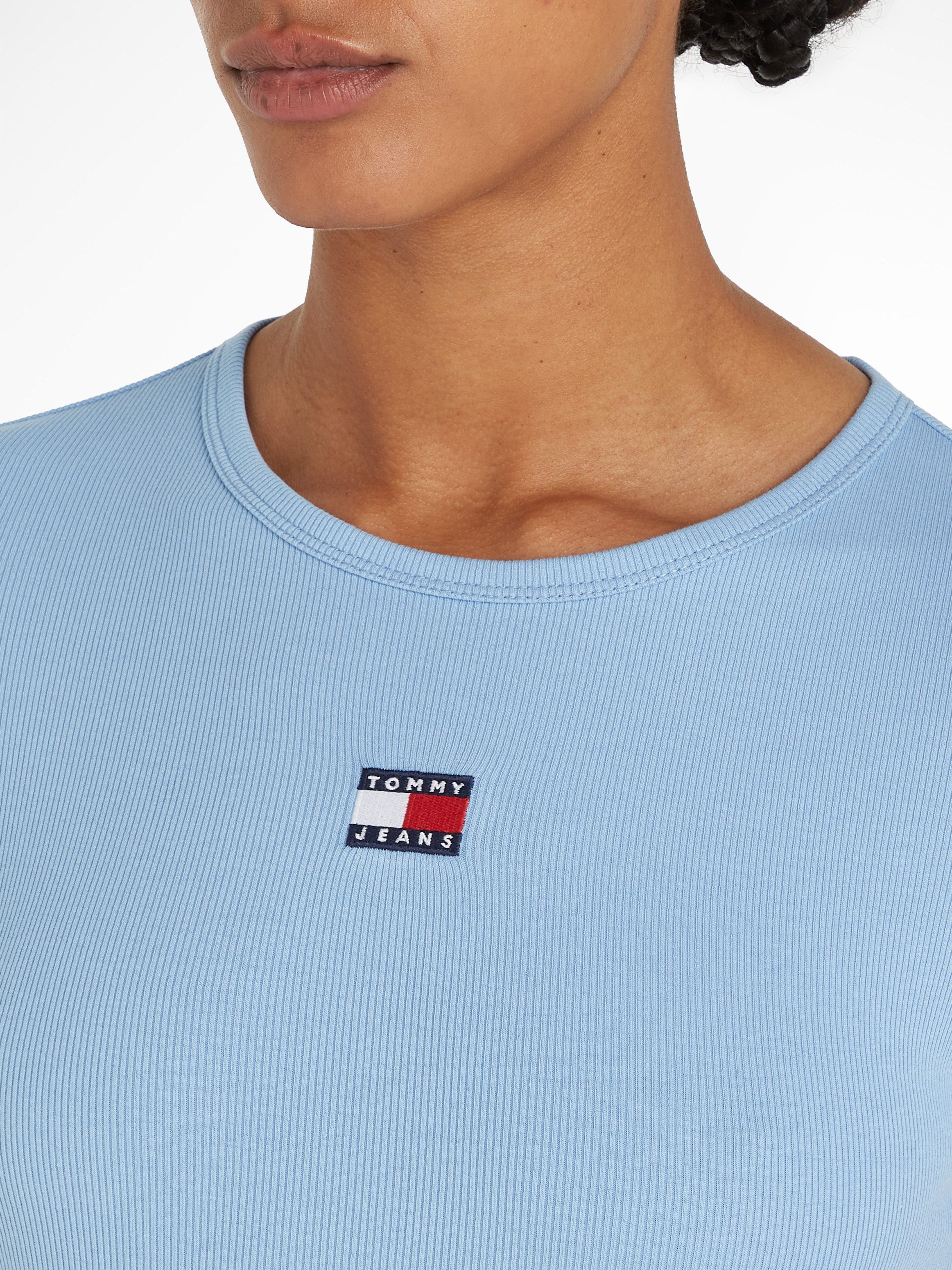 TOMMY JEANS T-shirt TJW SLIM BADGE RIB TEE