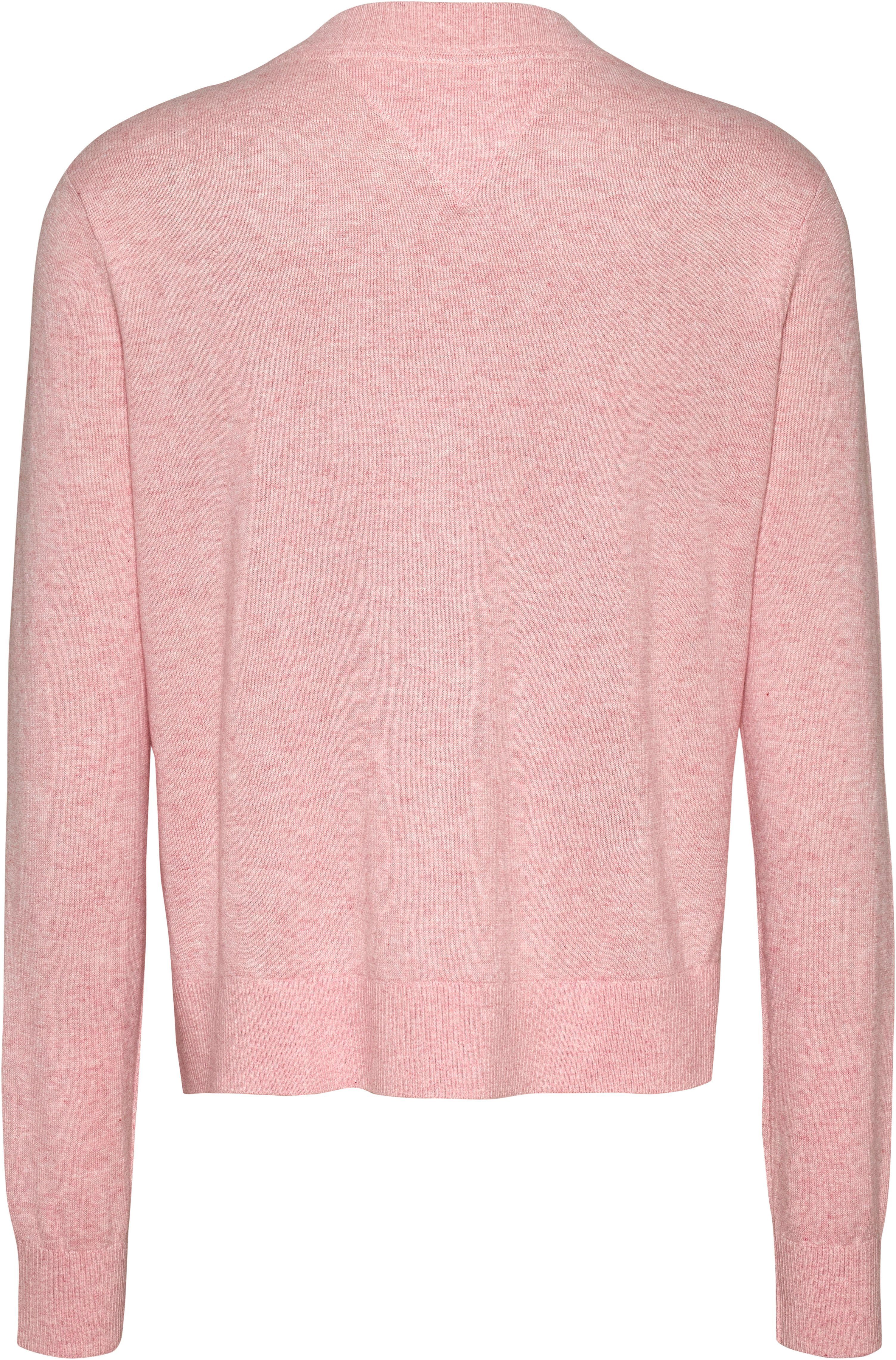 TOMMY JEANS Gebreide trui TJW ESSENTIAL VNECK SWEATER EXT