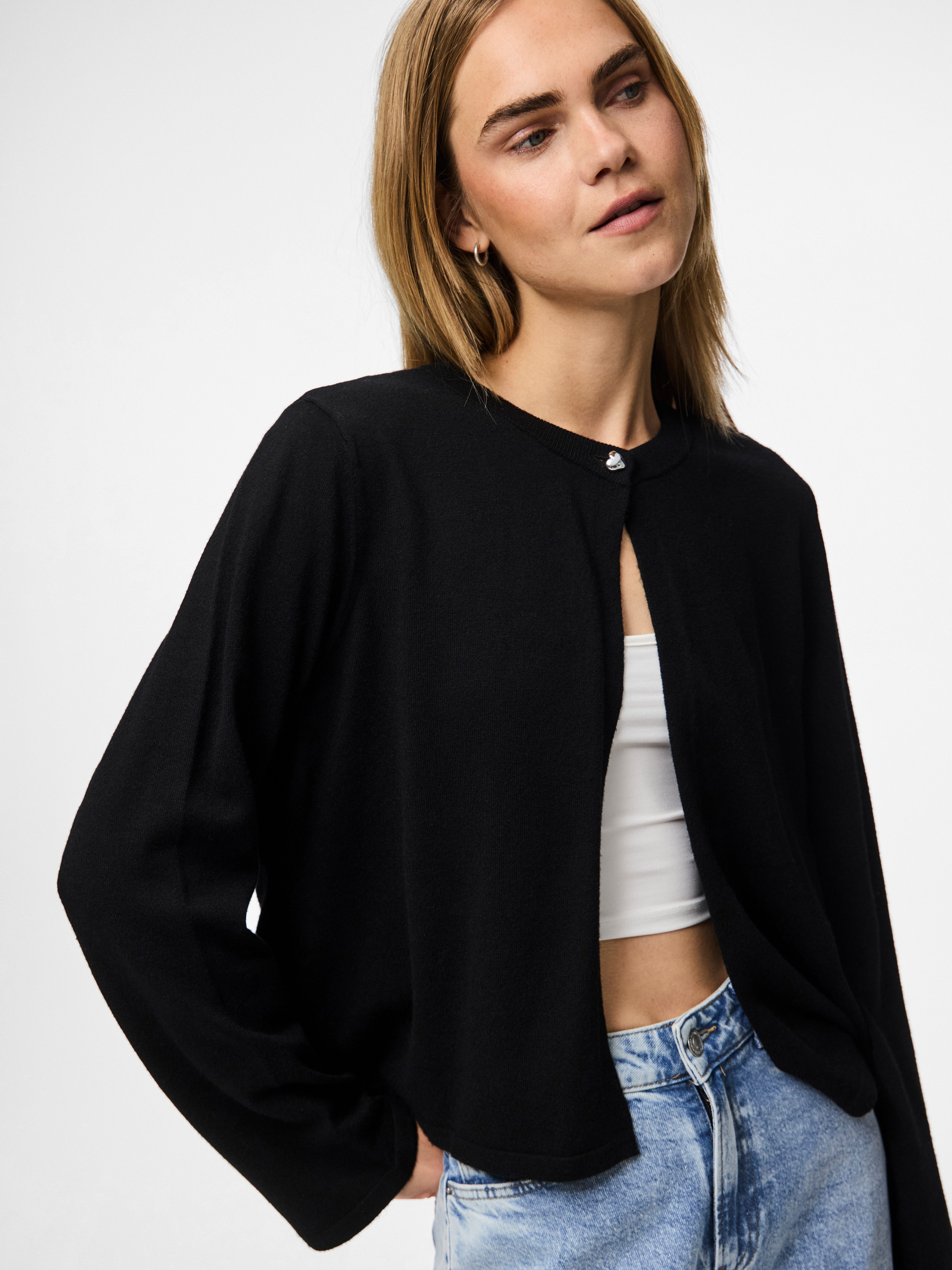 pieces Vest PCORINA LS O-NECK KNIT CARDIGAN PWP BC
