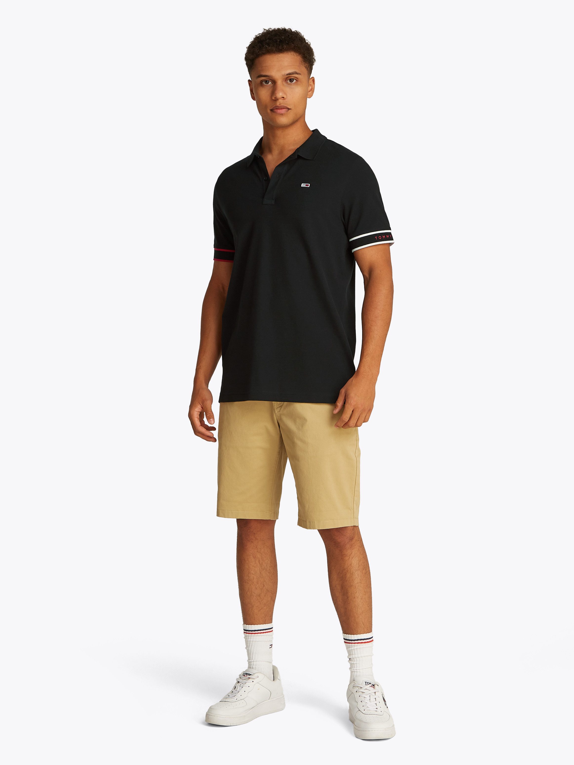 Tommy Jeans Plus Poloshirt TJM SLIM FLAG CUFF POLO EXT