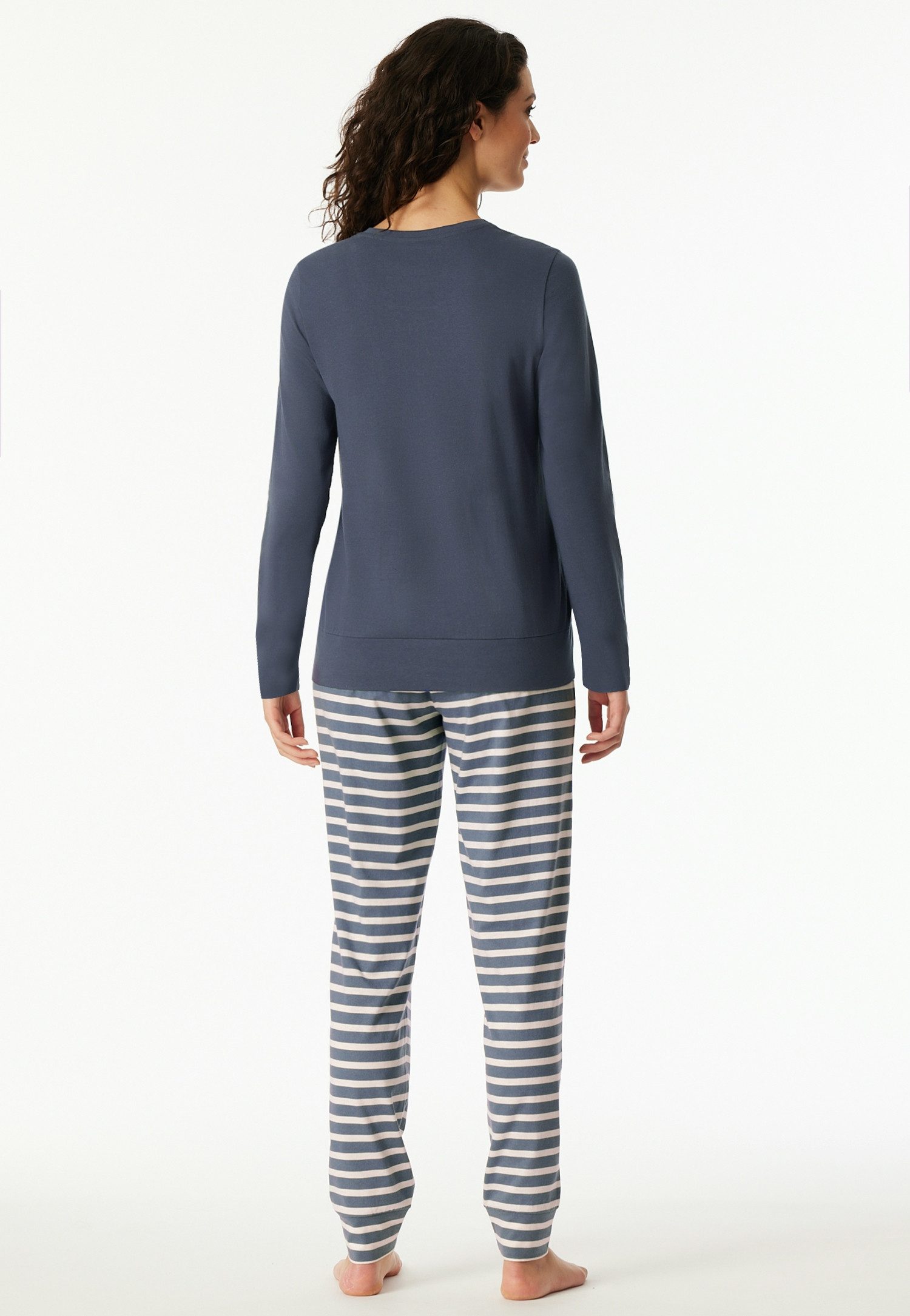 Schiesser Pyjama Casual Essentials met comfortabele boorden (2-delig)