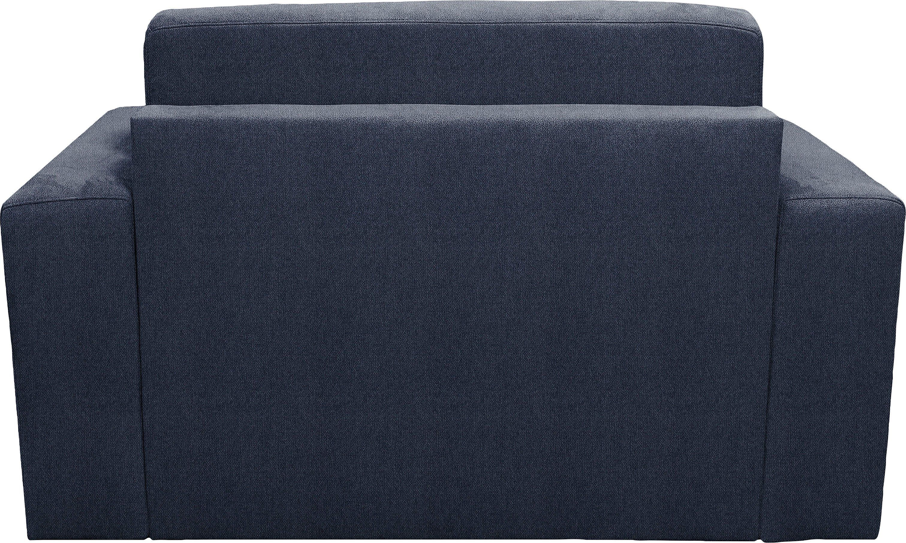Home affaire Fauteuil Roma matras hoogte 140 cm Bedfunctie, met vering, Afmeting liggend ca. 83x198 cm