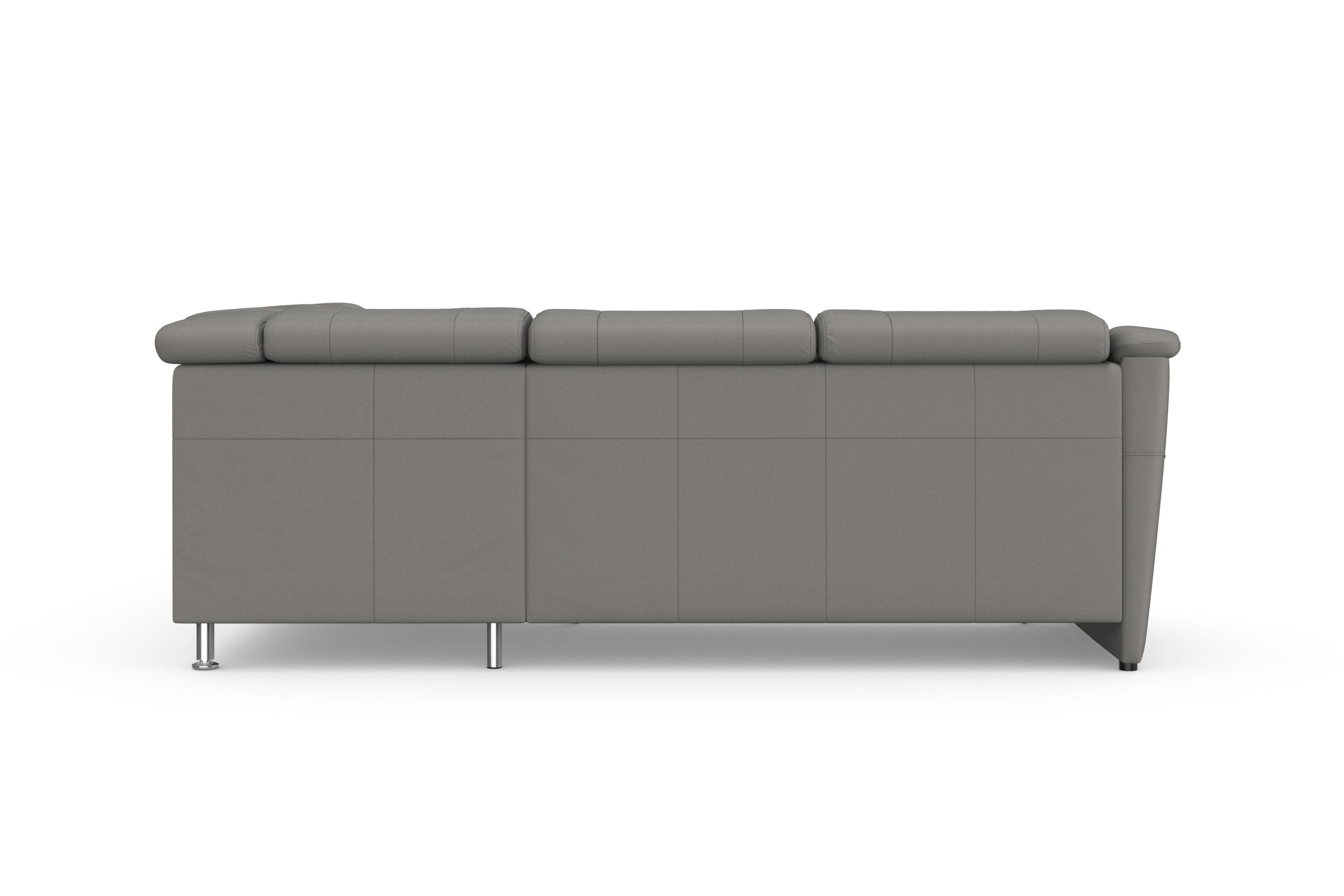 sit&more Hoekbank Freetown L-vorm met verstelbare hoofdsteun en comfortabele binnenvering