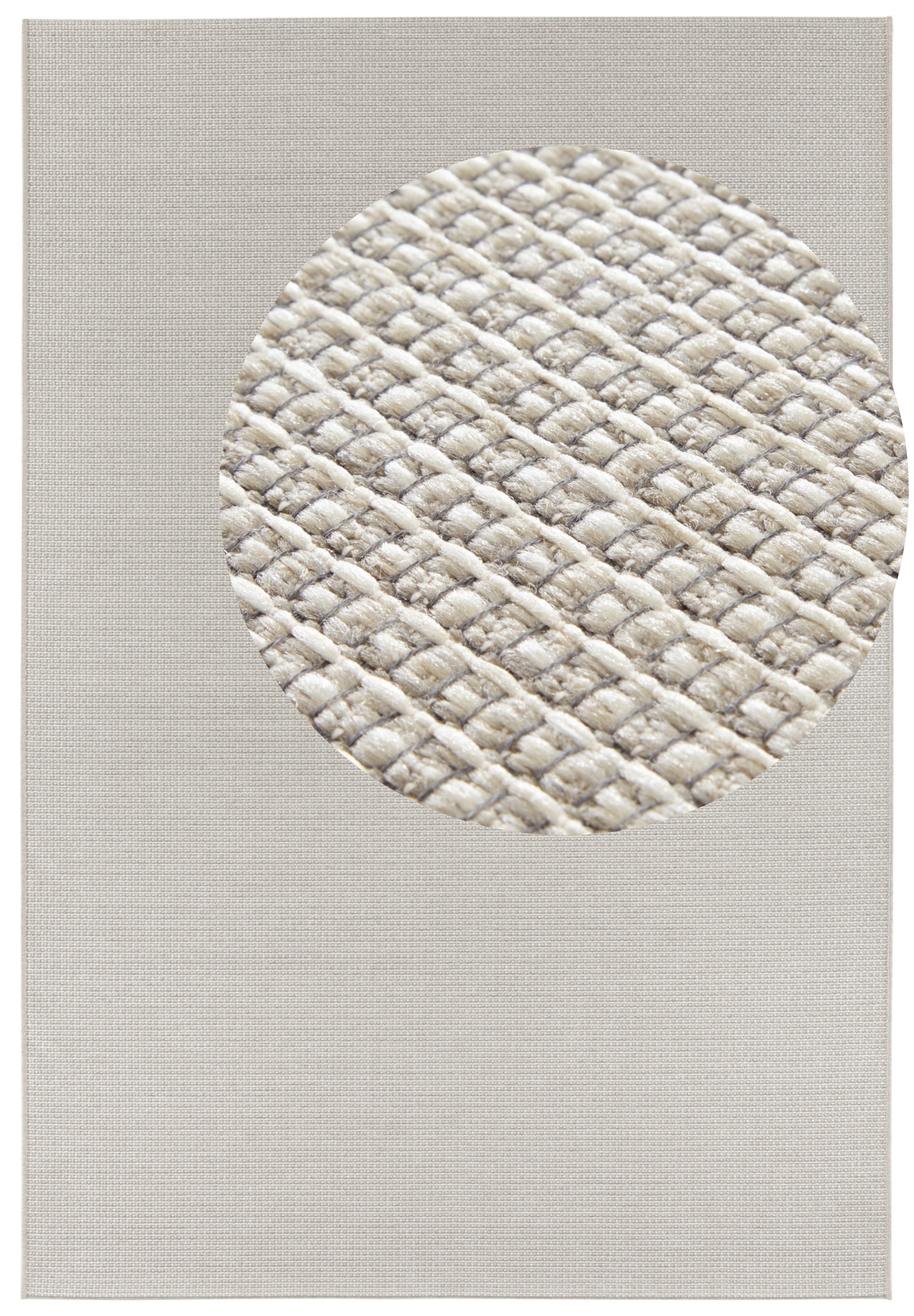 ELLE DECORATION Vloerkleed Millau Platweefsel, in- & outdoor, modern, terras, balkon, woonkamer