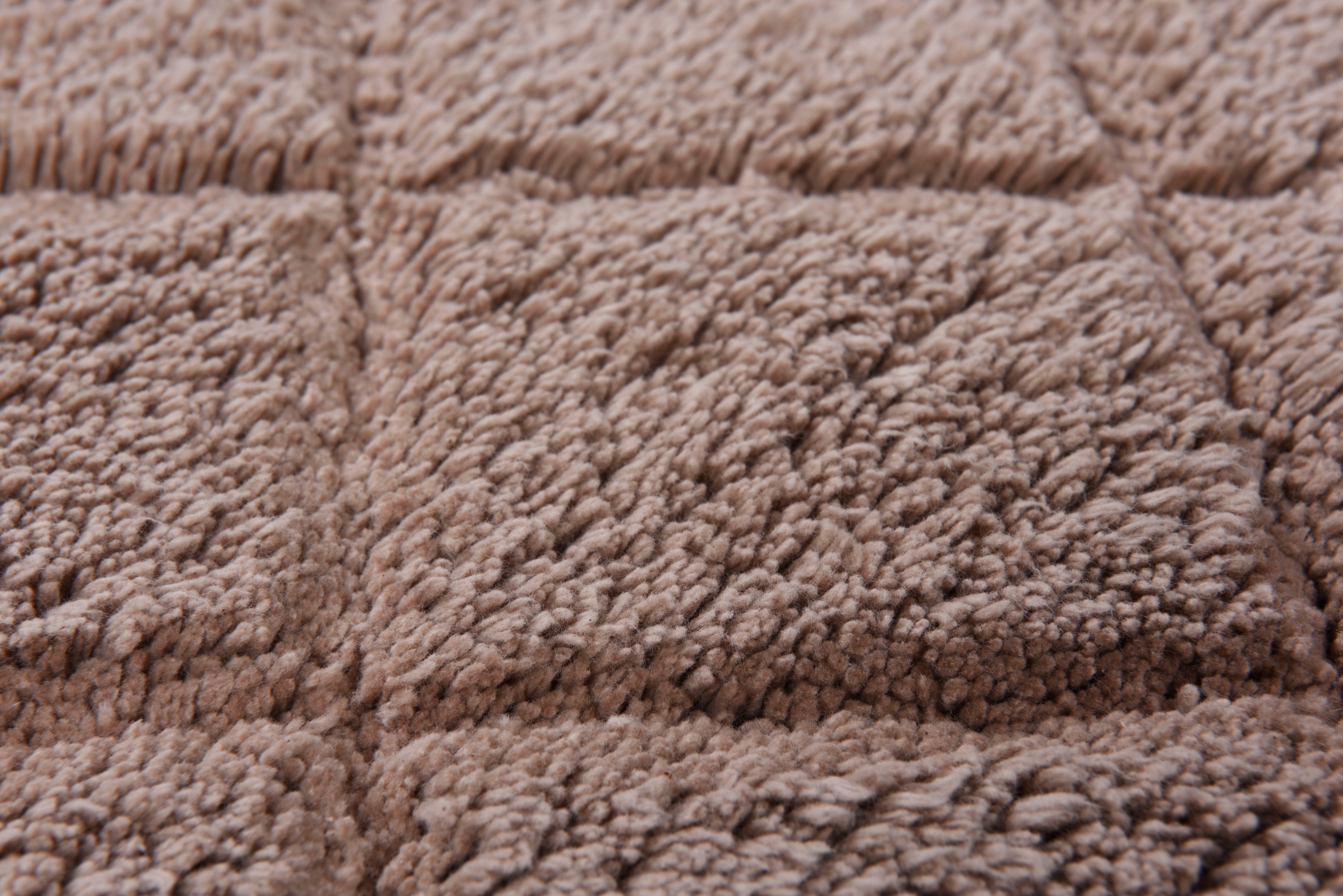 TOM TAILOR HOME Badmat Cotton Diamond Unikleurig, pastelkleuren, ruiten, puur katoen, zacht & behaaglijk (1 stuk)