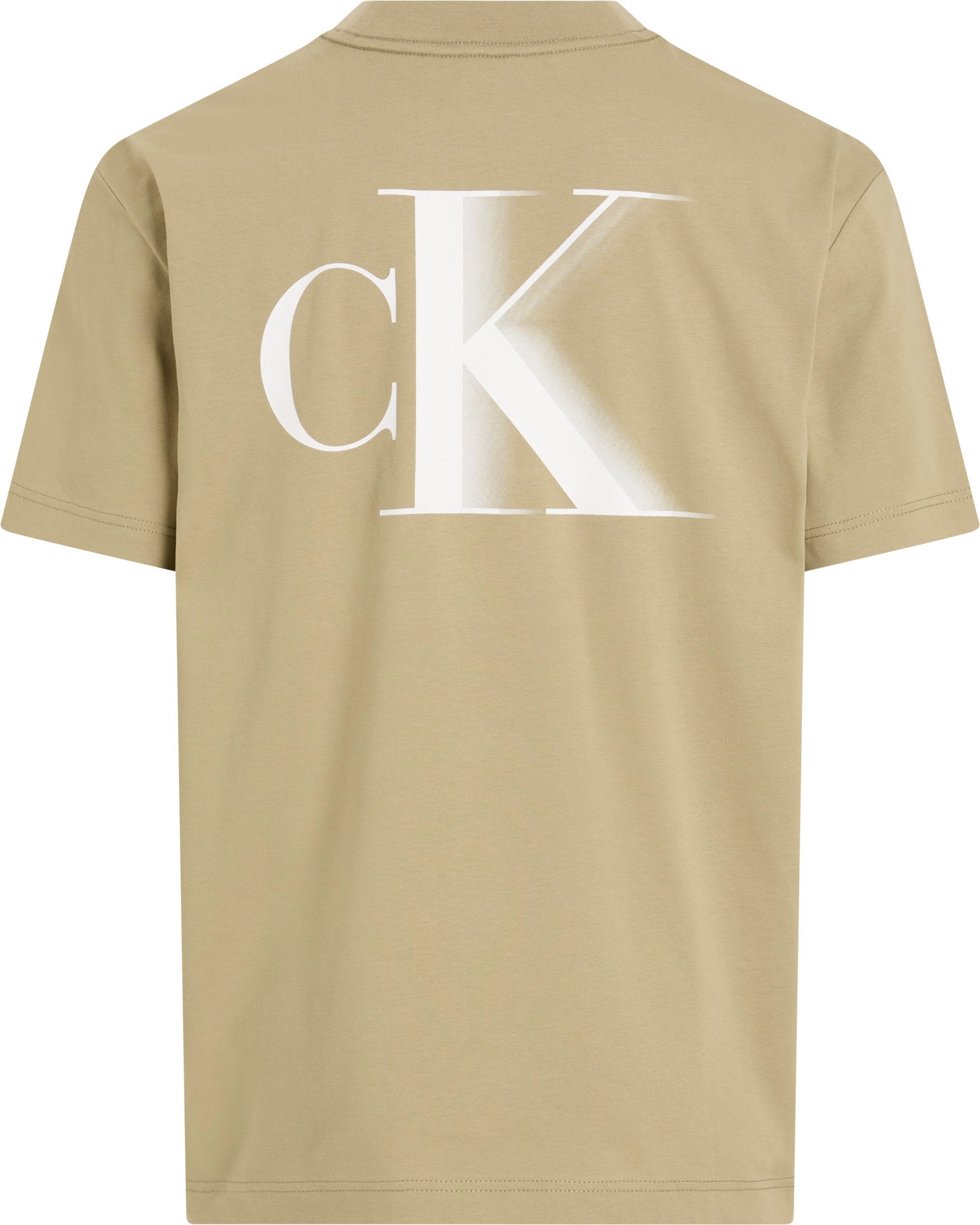 Calvin Klein T-shirt BOLD CK TEE met groot logo op de rug