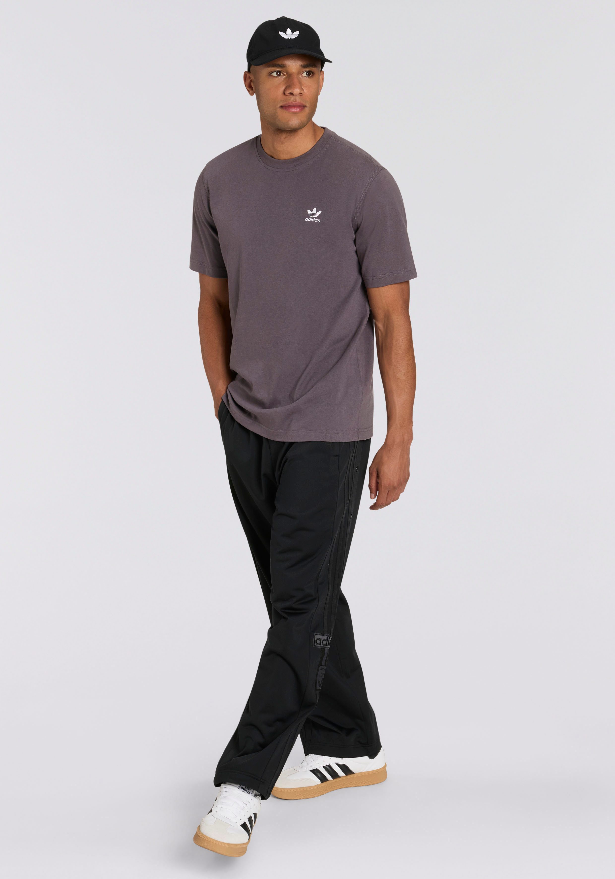 adidas Originals T-shirt TREFOIL ESS TEE drie-strepen essentials shirt met trefoil-logo