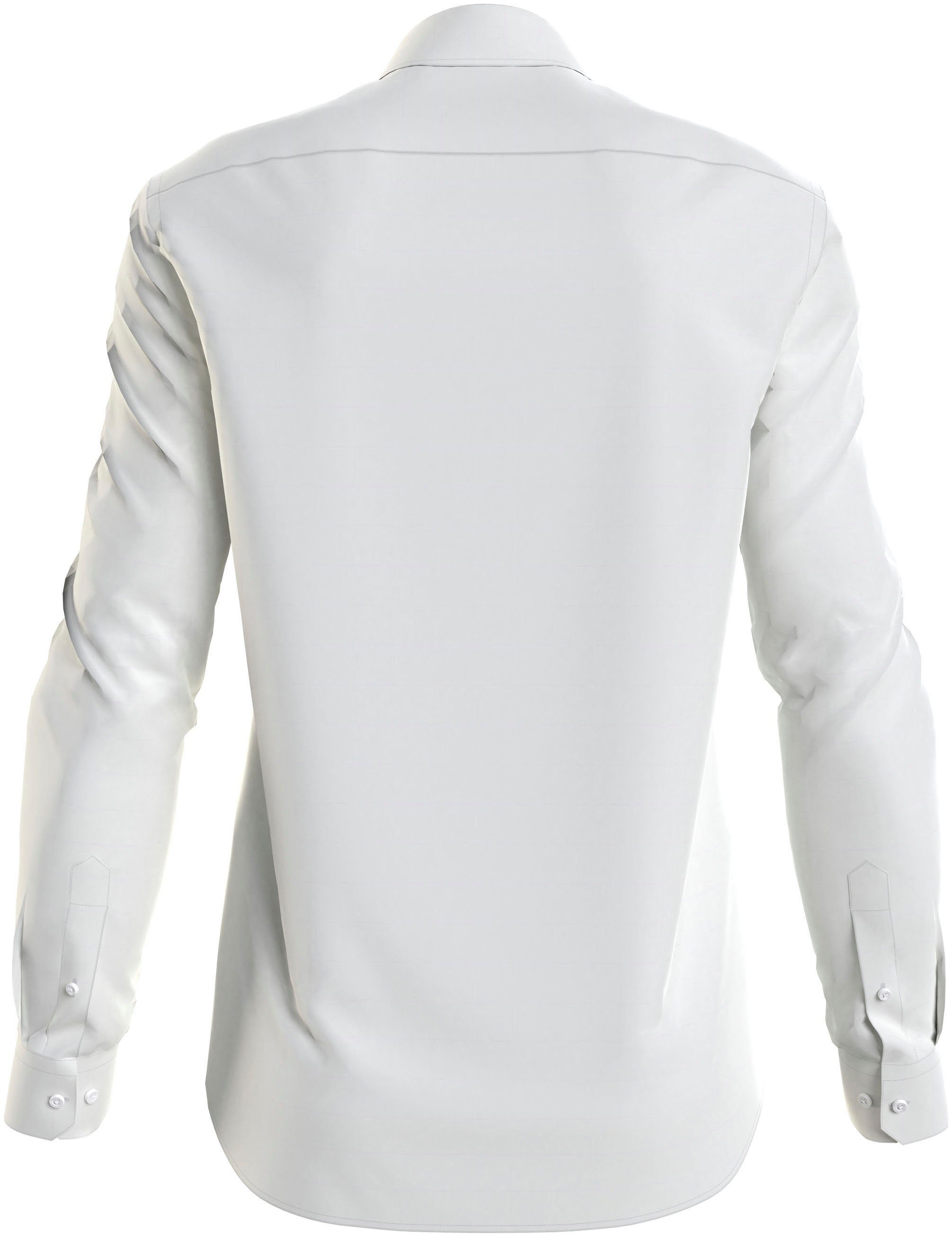 Calvin Klein Businessoverhemd STRETCH POPLIN SLIM SHIRT met calvin klein-logo op de borst