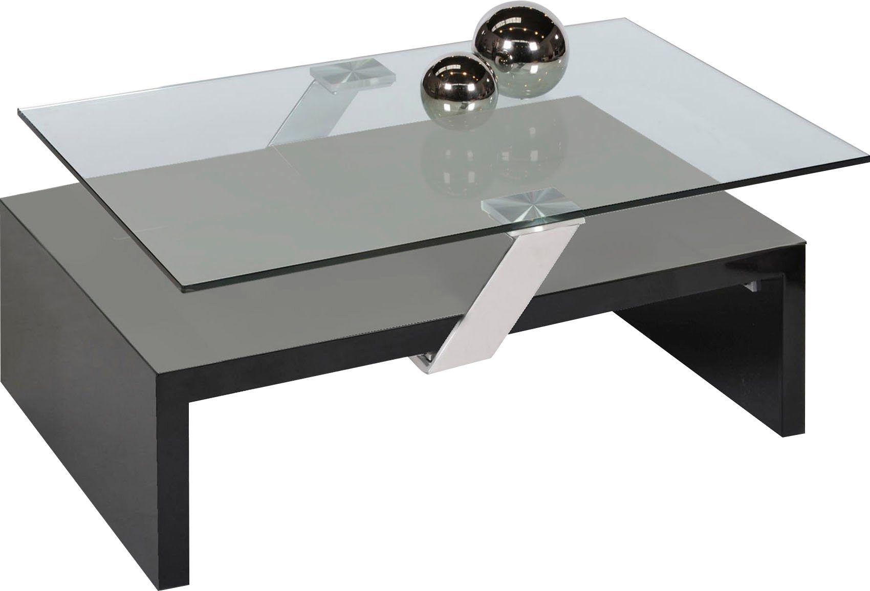 PRO Line Glazen tafel rechthoekig - plaat met verschuiftechniek