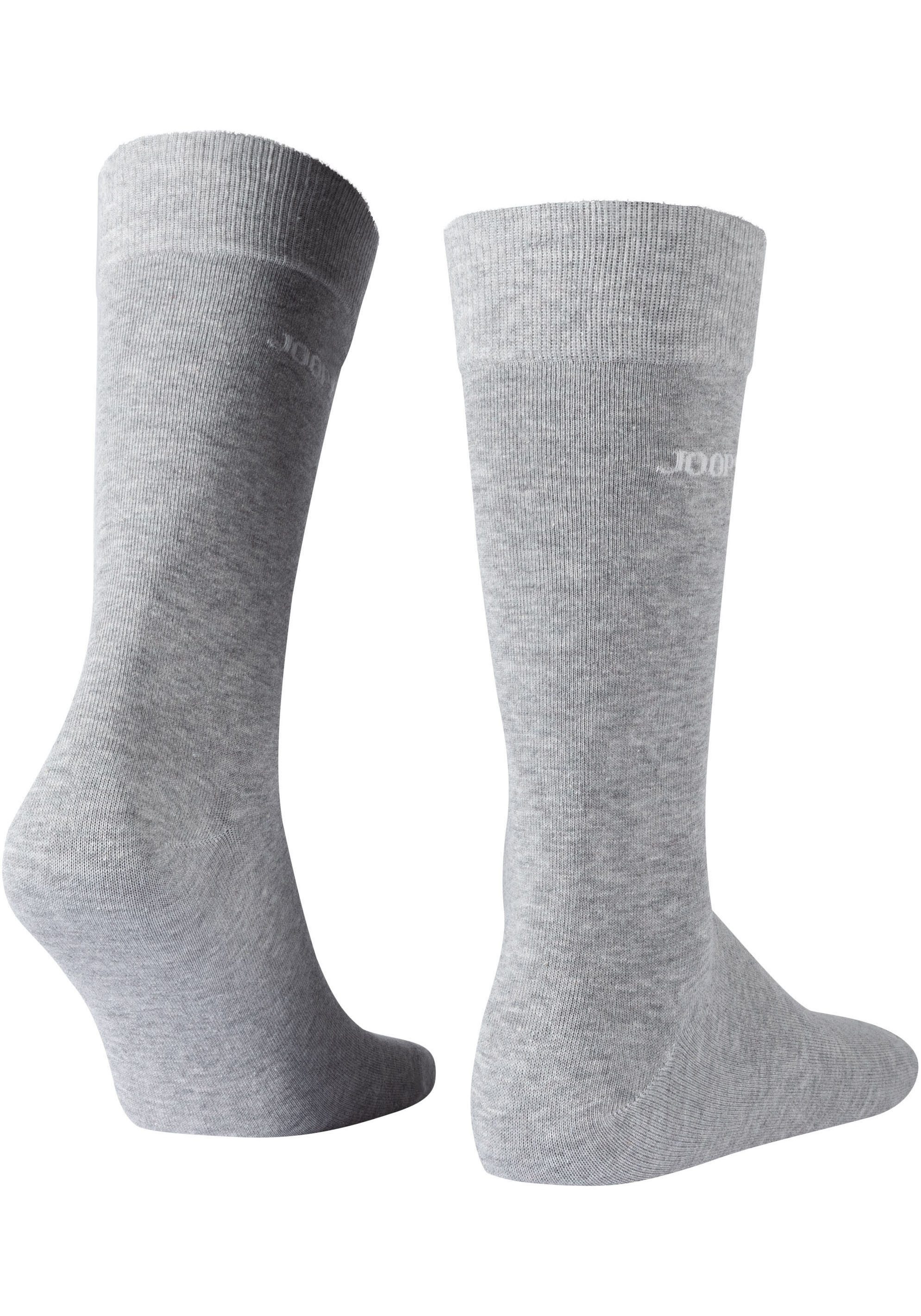 JOOP! Sokken Premium Essentials, versterkte hiel, duurzame teen (Set van 4)