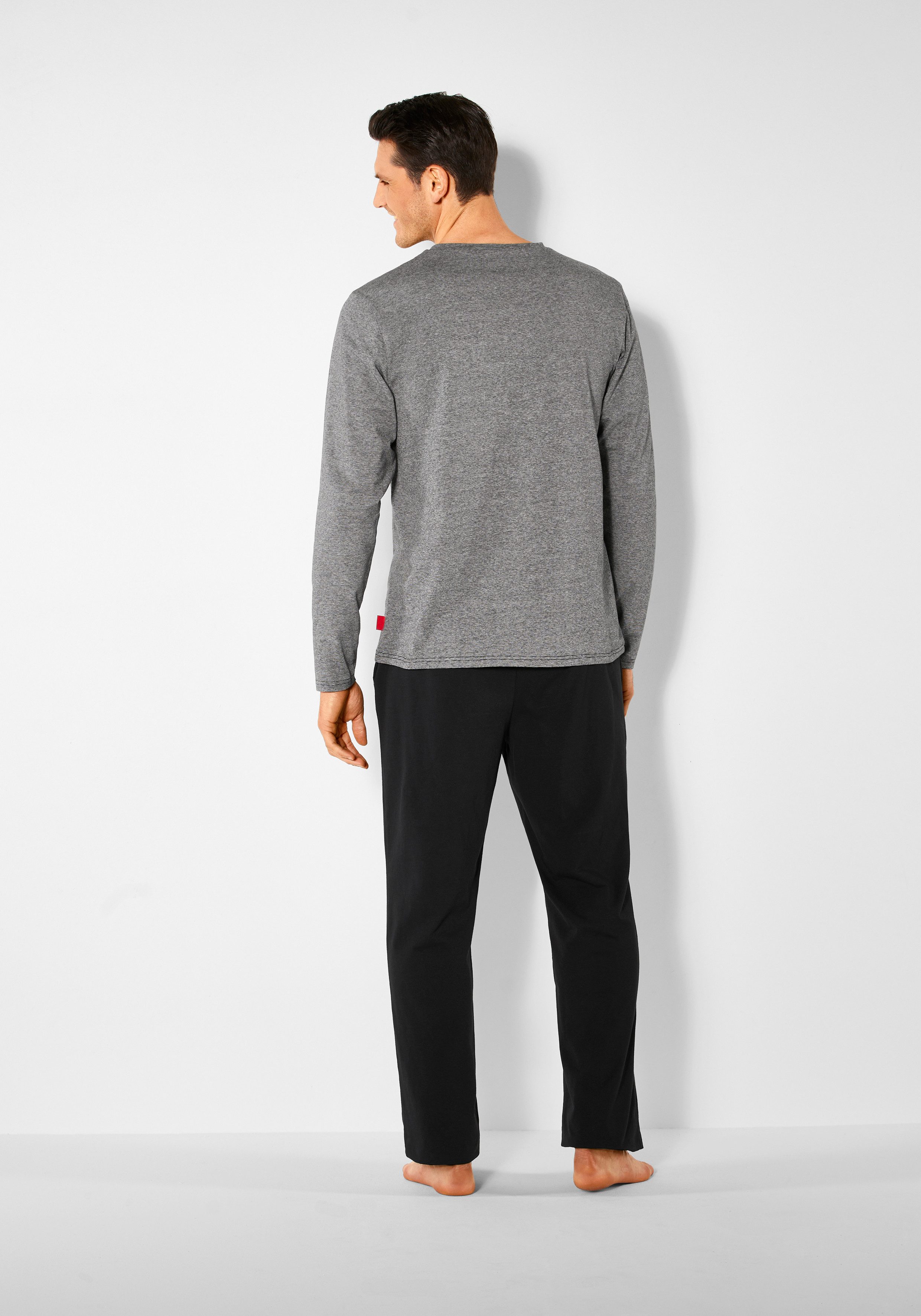 s.Oliver RED LABEL Beachwear Pyjama Pyjama met knopenrij (2-delig, 1 stuk)