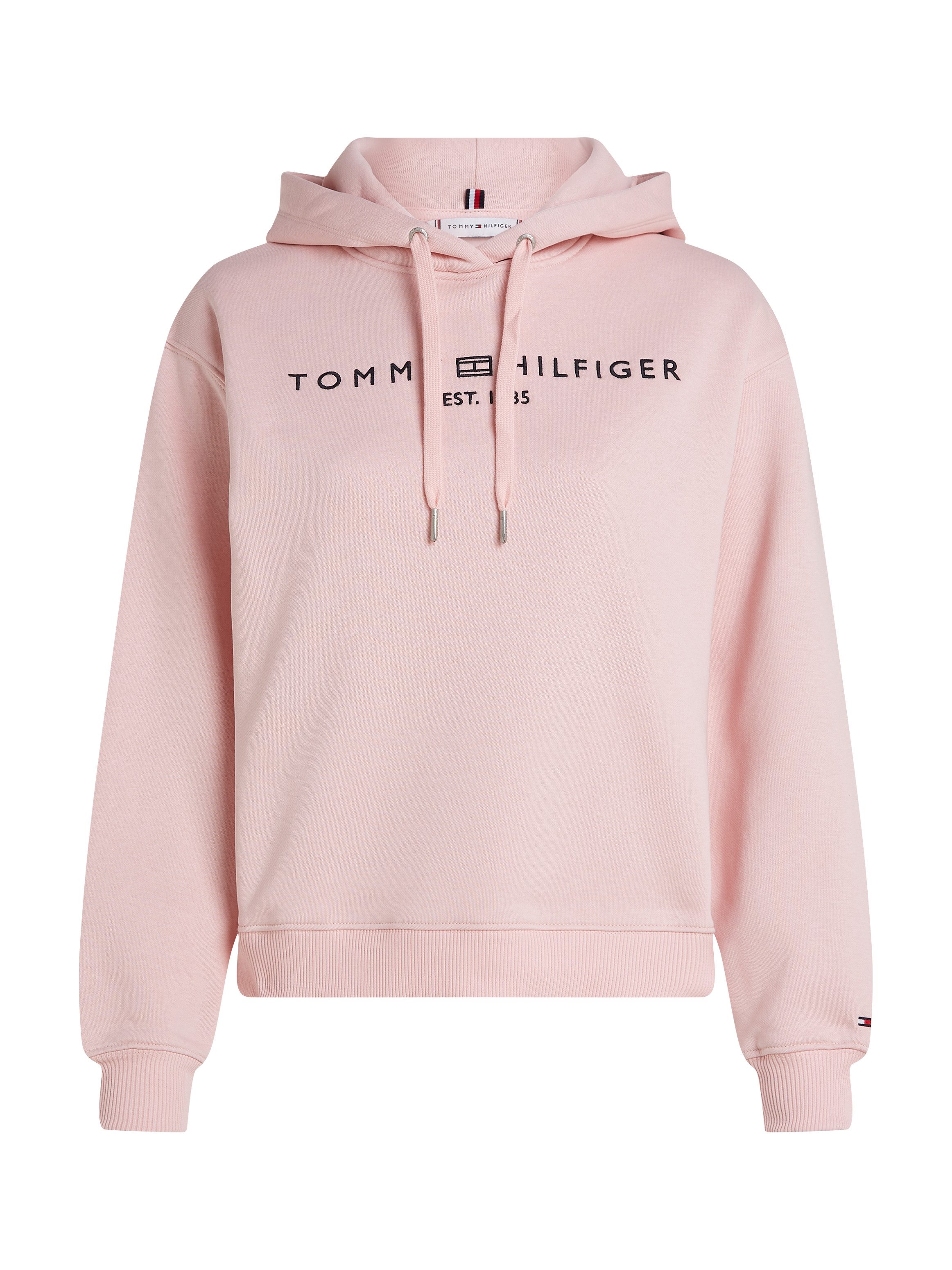 Tommy Hilfiger Hoodie MDRN REG CORP LOGO HOODIE met geborduurd logo-opschrift