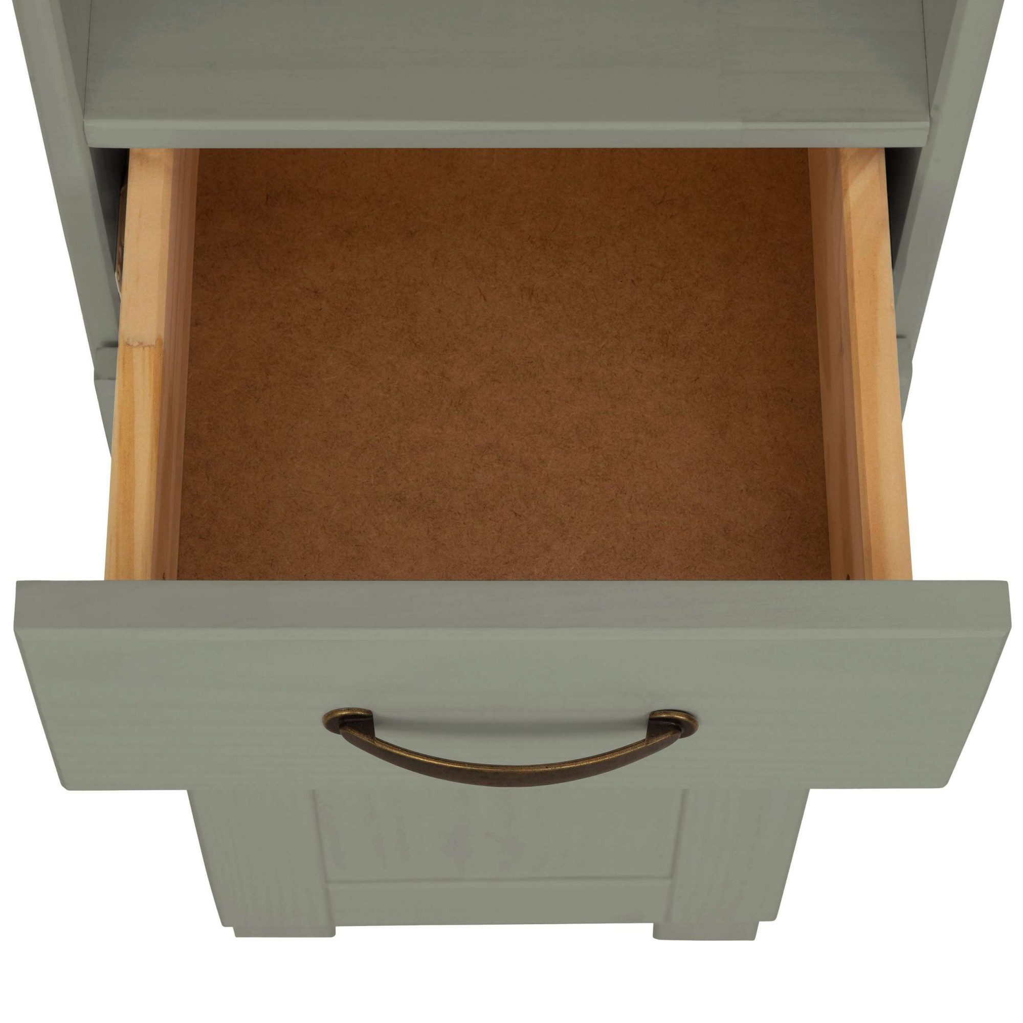 Home affaire Hoge kast Rodby Massief, FSC®-gecertificeerd hout, breedte 33 cm, hoogte 180 cm