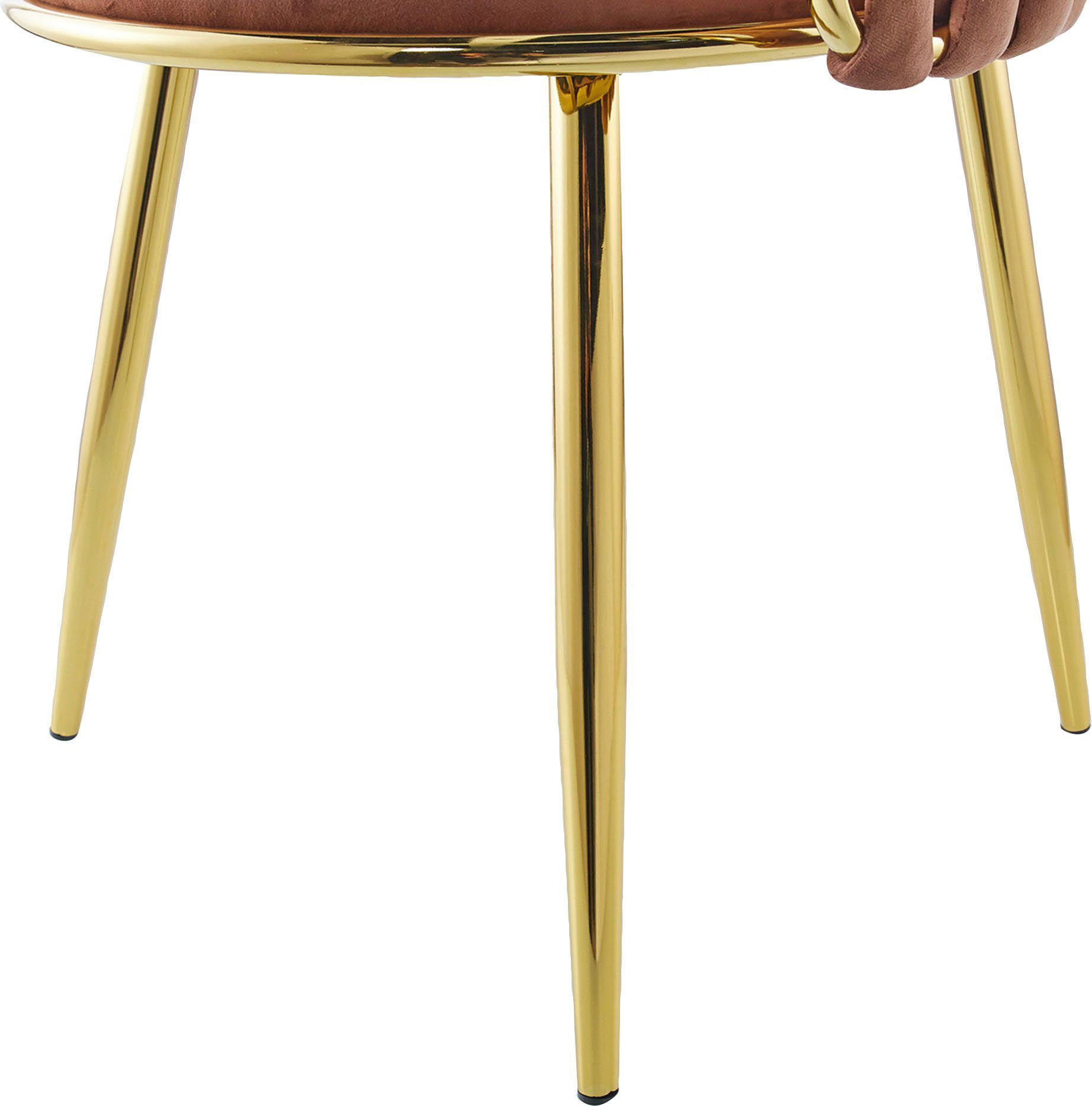 Kayoom Eetkamerstoel Stoel Milla 125 2-delige set, geweldig ontwerp van de rugleuning, ronde zitting (set, 2 stuks)