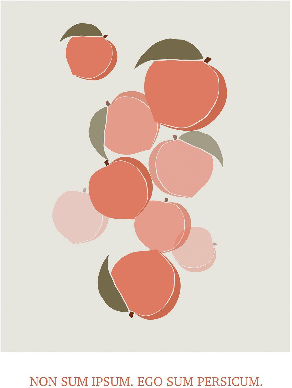 Komar Artprint Cultivated Peaches