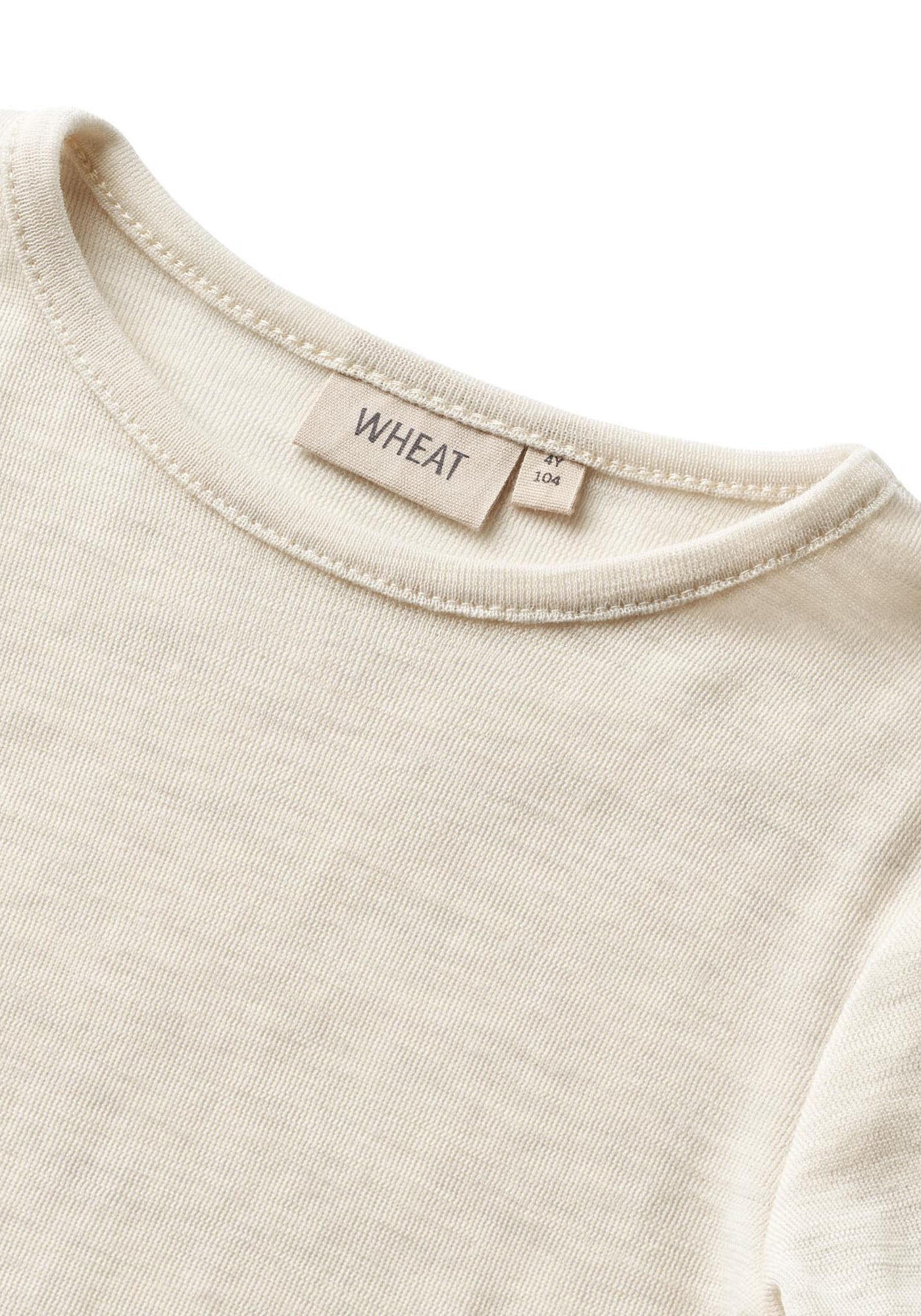 WHEAT Shirt met lange mouwen Wool T-Shirt L/S Alfie