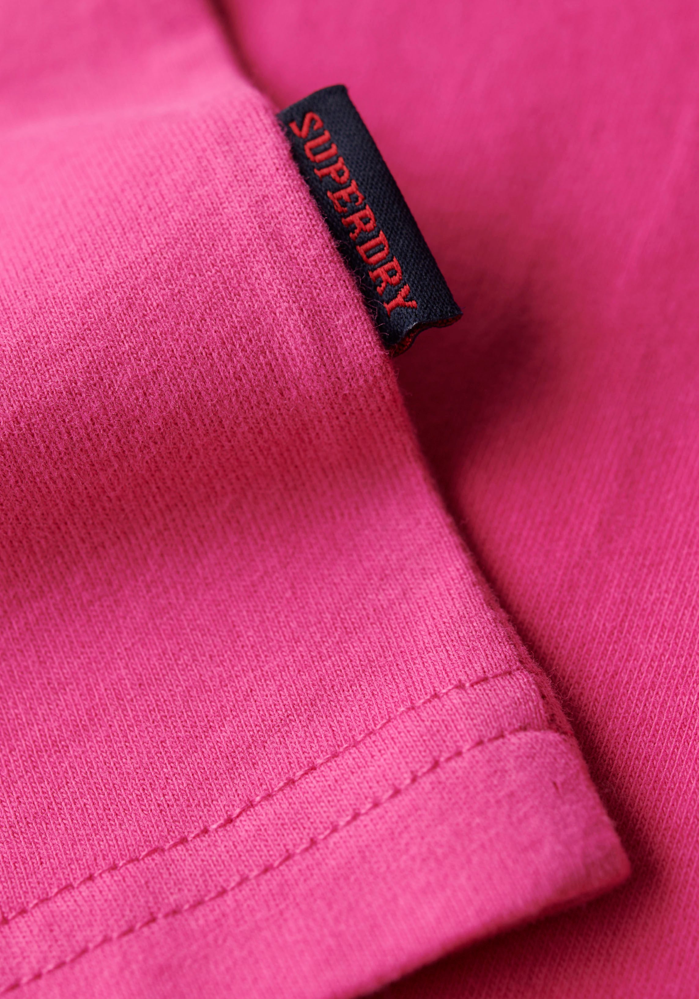 Superdry Shirt met ronde hals ESSENTIAL LOGO EMB TEE