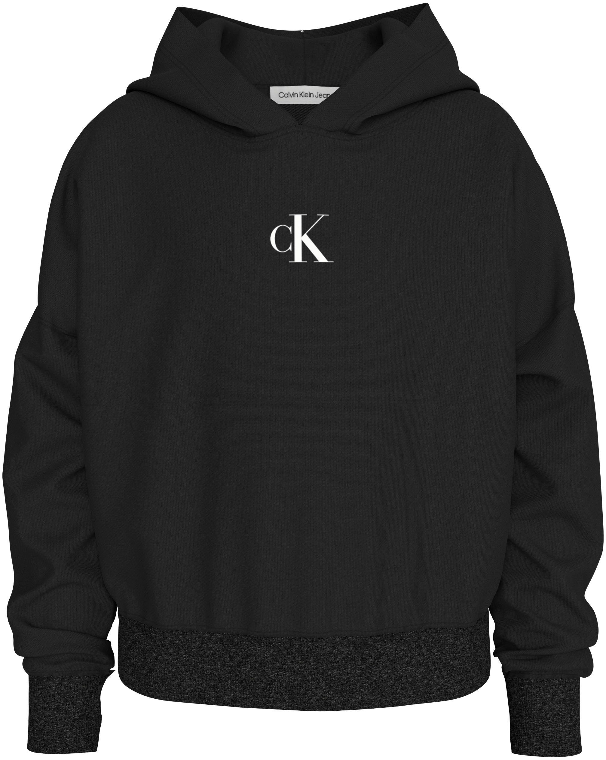 Calvin Klein Hoodie CK LOGO BOXY HOODIE voor kinderen tot 16 jaar