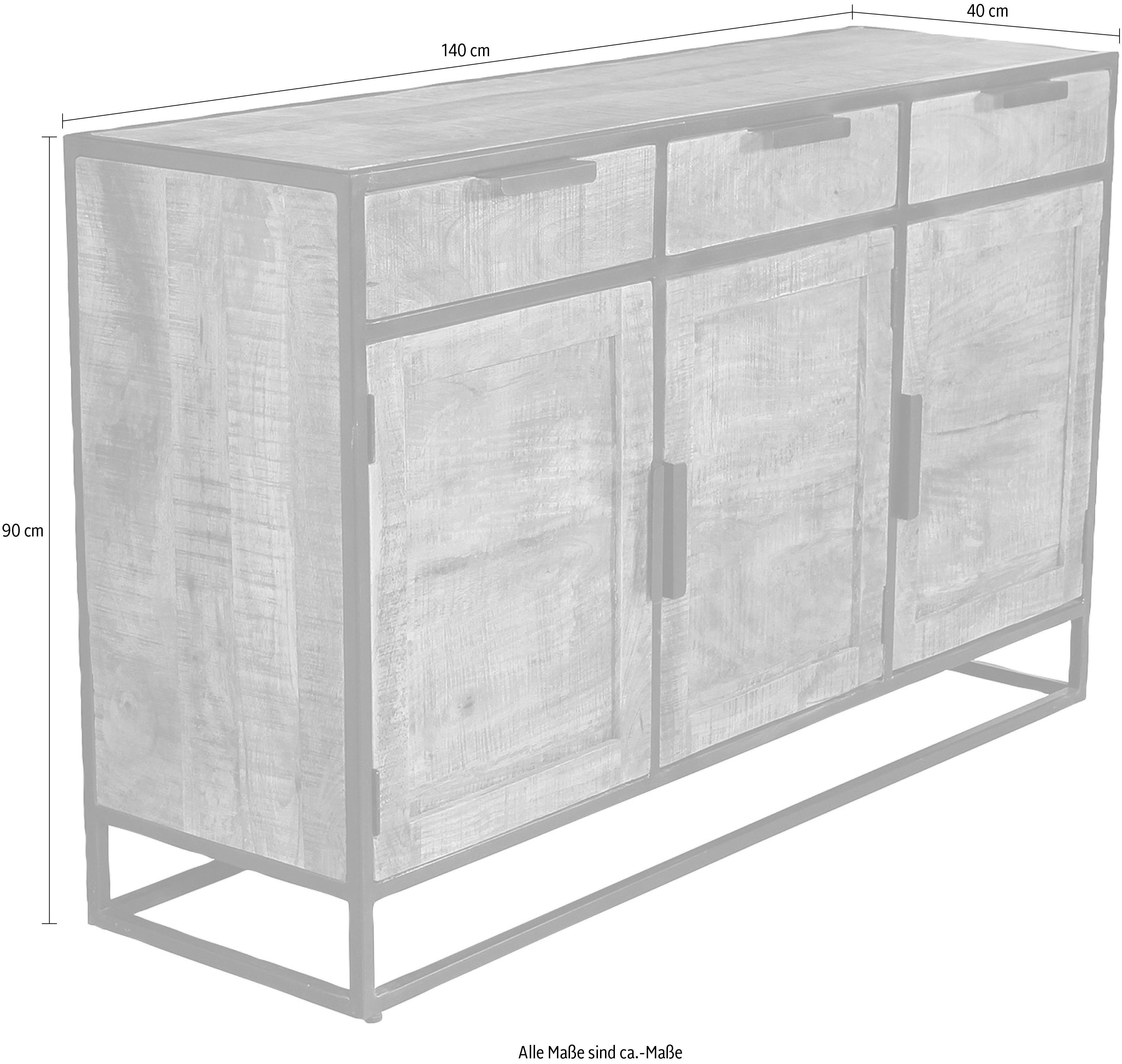 SIT Dressoir Frame en design-frame van zwart metaal