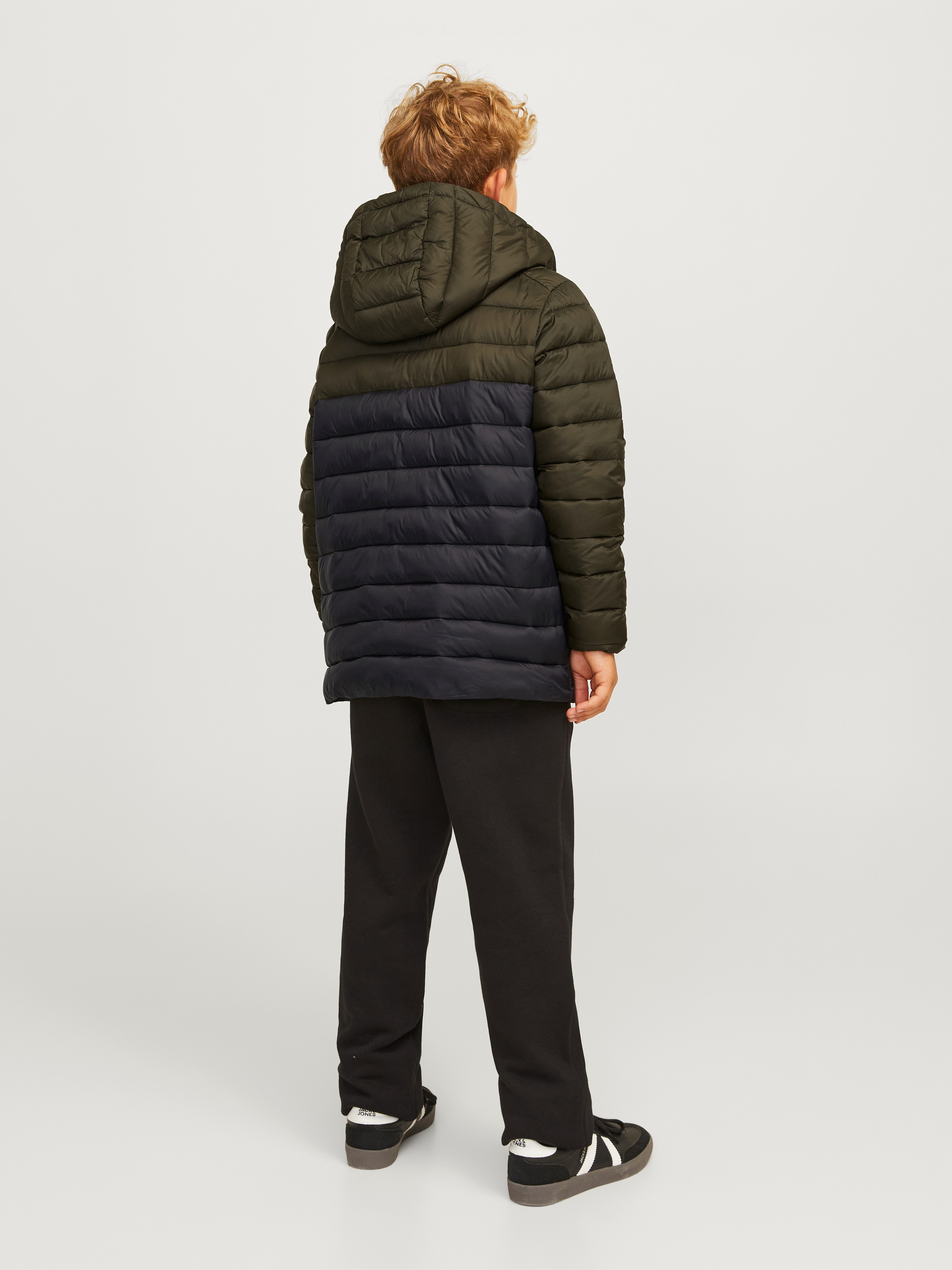 Jack & Jones Junior Gewatteerde jas JJESPRINT PUFFER HOOD NOOS JNR