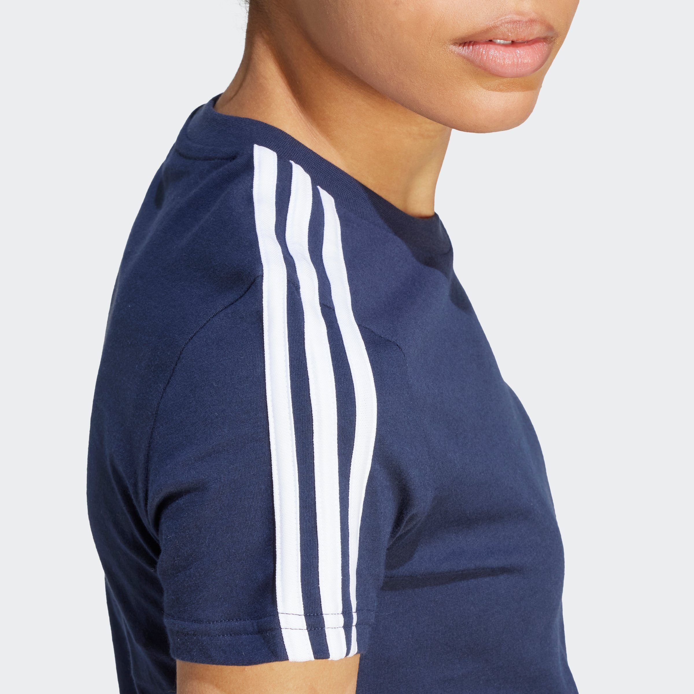 adidas Sportswear T-shirt LOUNGEWEAR ESSENTIALS SLIM 3-STRIPES