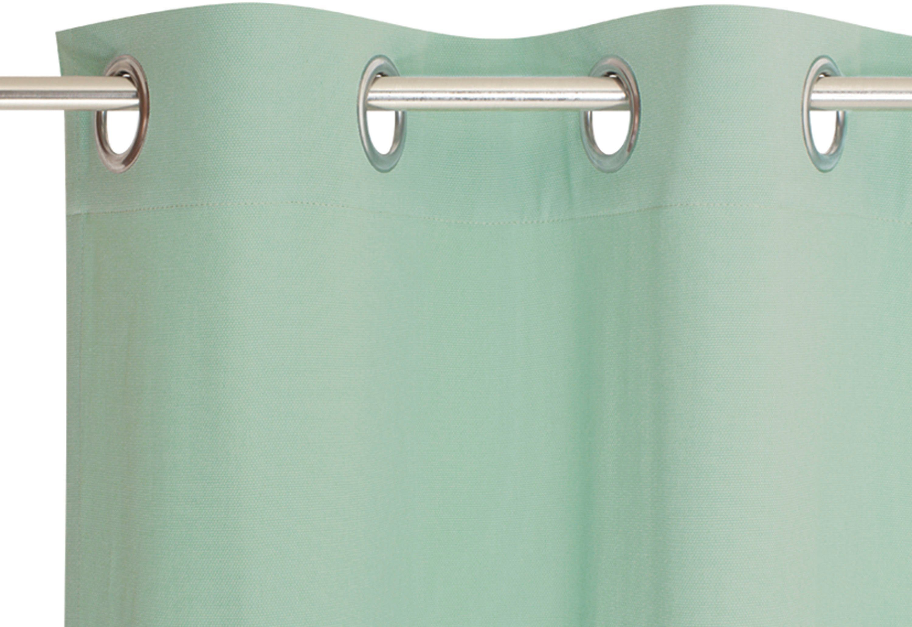 TOM TAILOR HOME Gordijn Dove Signature met opgestikt logo (1 stuk)