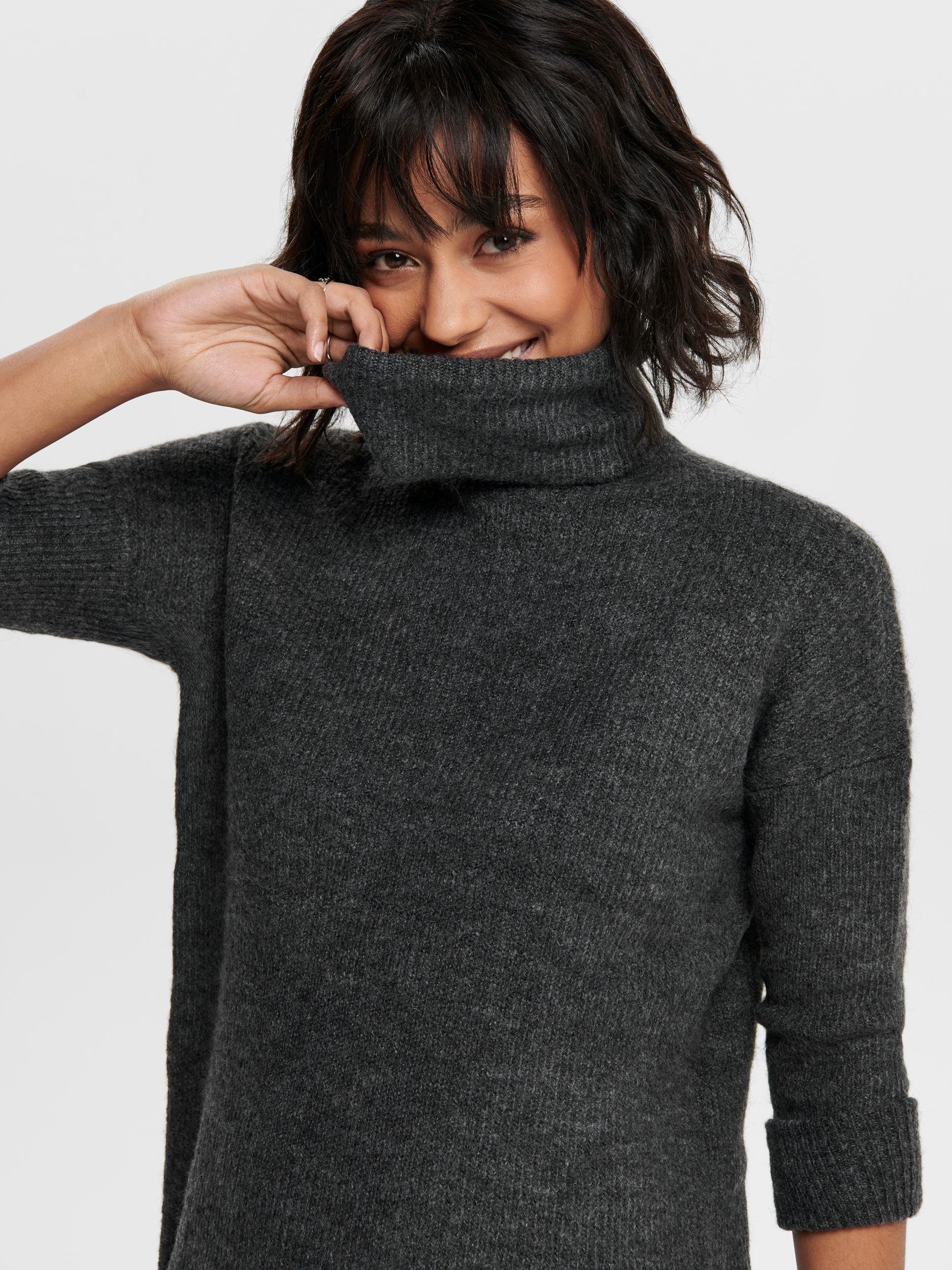 Only Gebreide jurk ONLJANA L/S COWLNCK DRESS