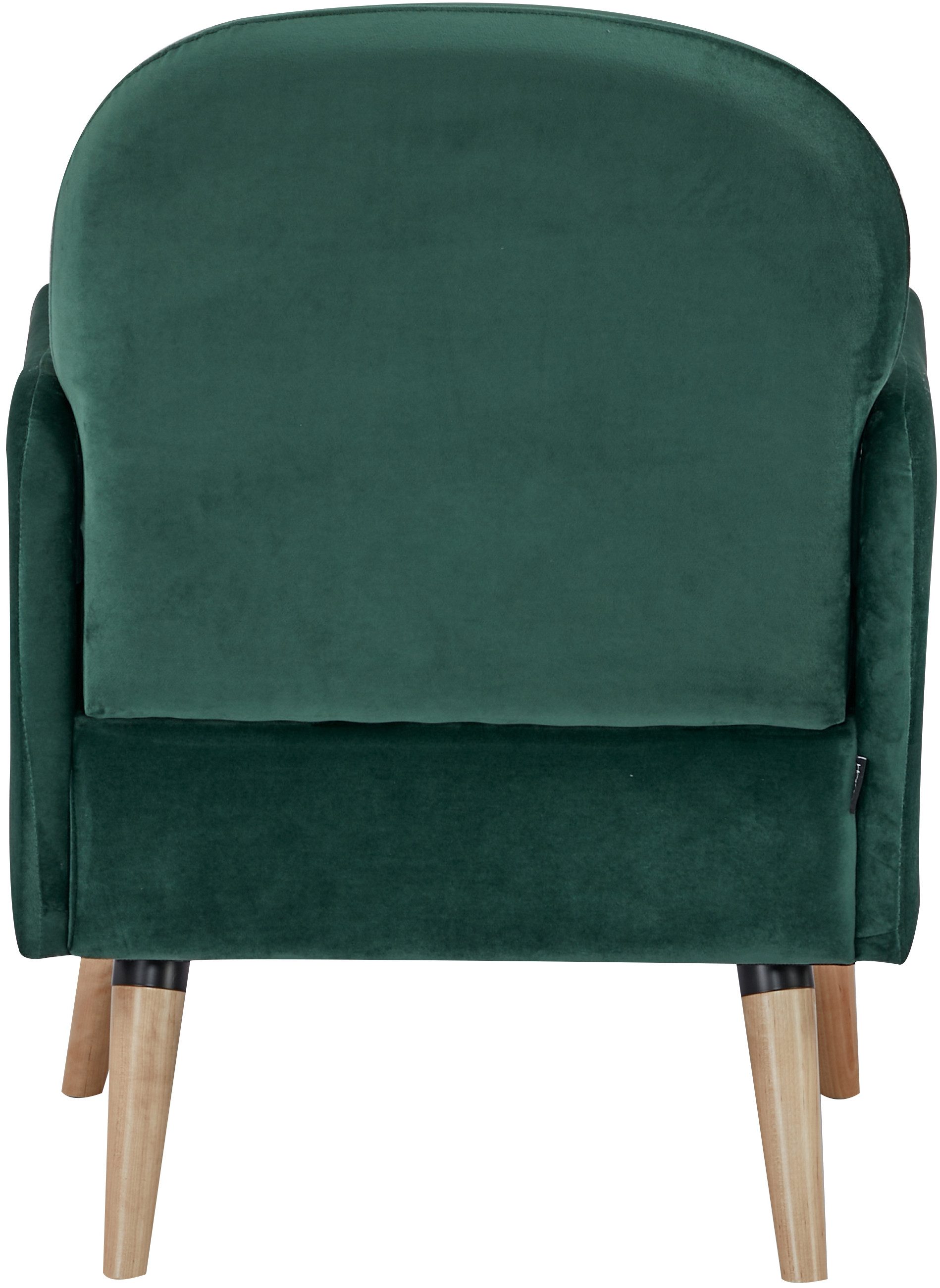 Home affaire Fauteuil NAFLA, TV-stoel in fluweel en geweven stof