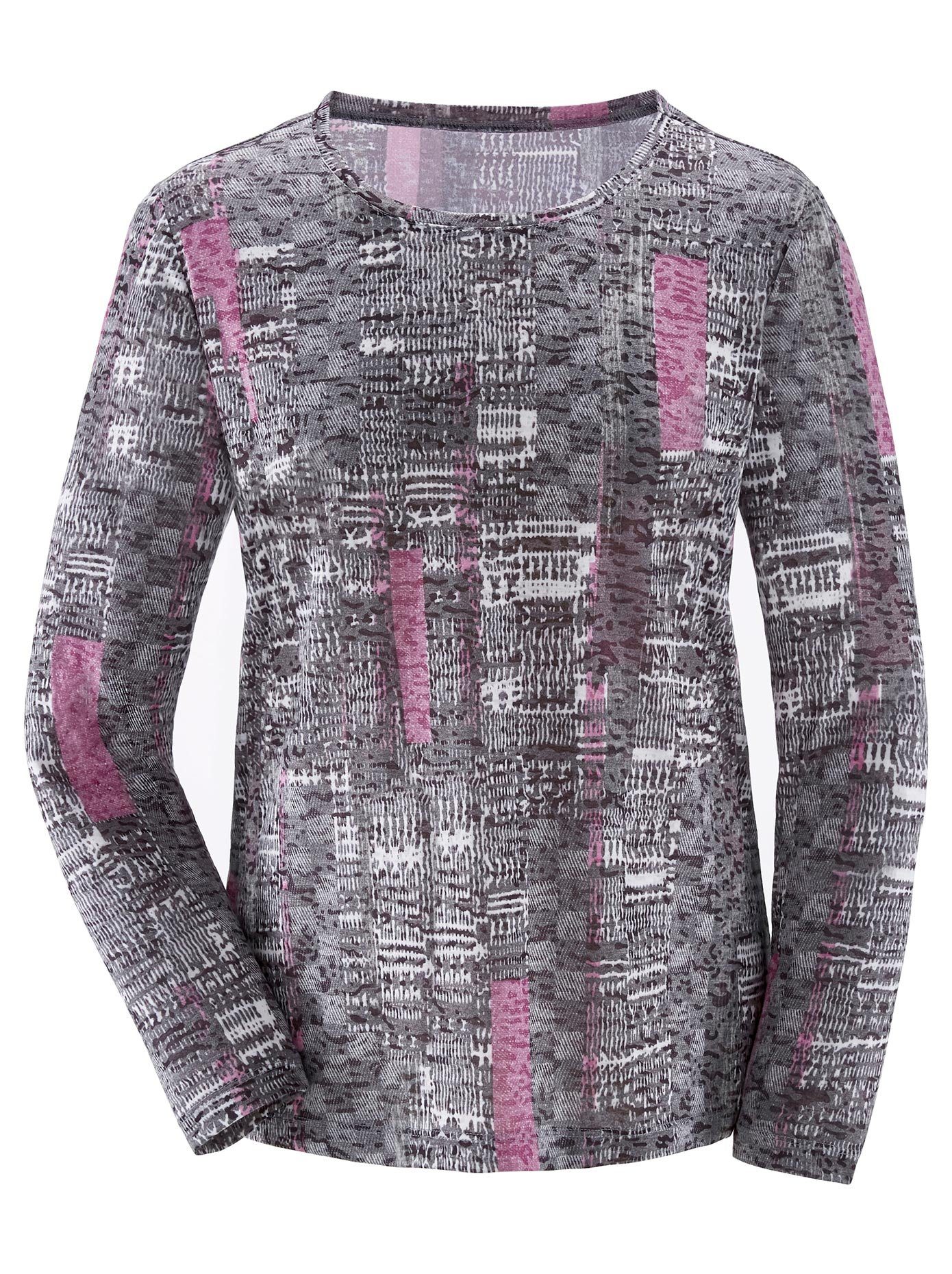 Classic Shirt met ronde hals Shirt (1-delig)