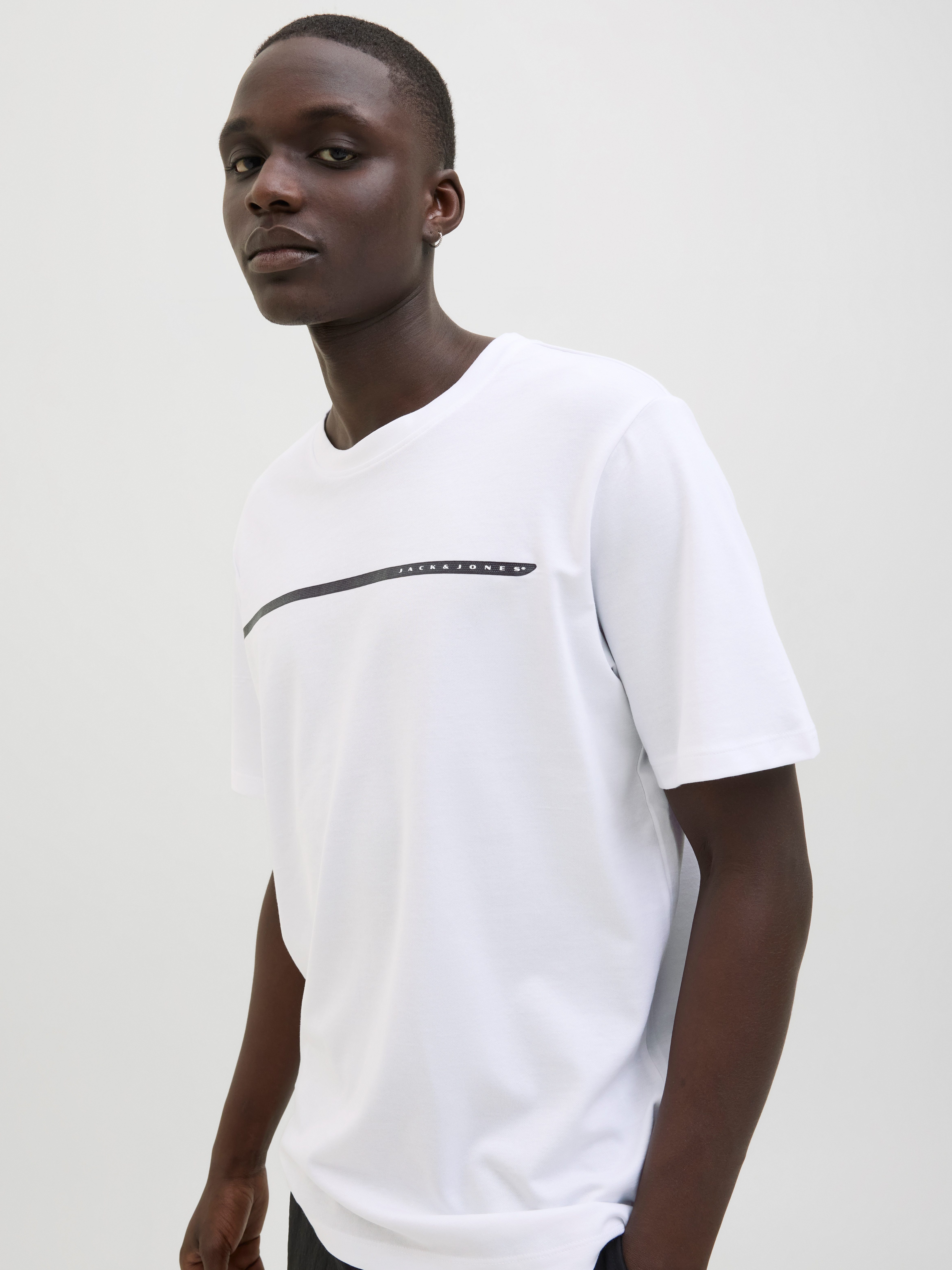 Jack & Jones T-shirt JCOFUSION FULL BRANDING TEE SS CREW NOOS