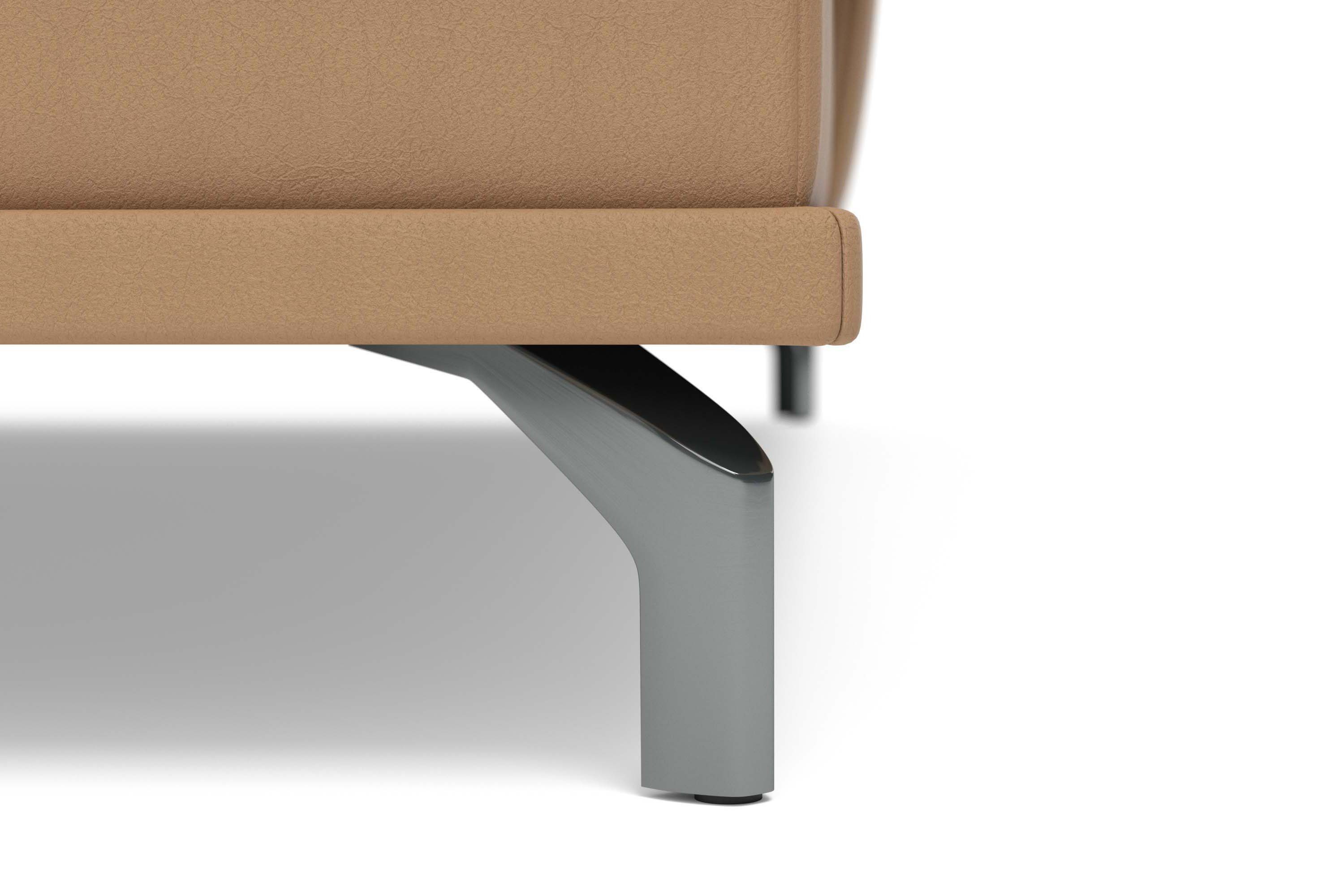 Places of Style Hoekbank Costello L-vorm, met zitdiepteverstelling, armleuningverstelling en
